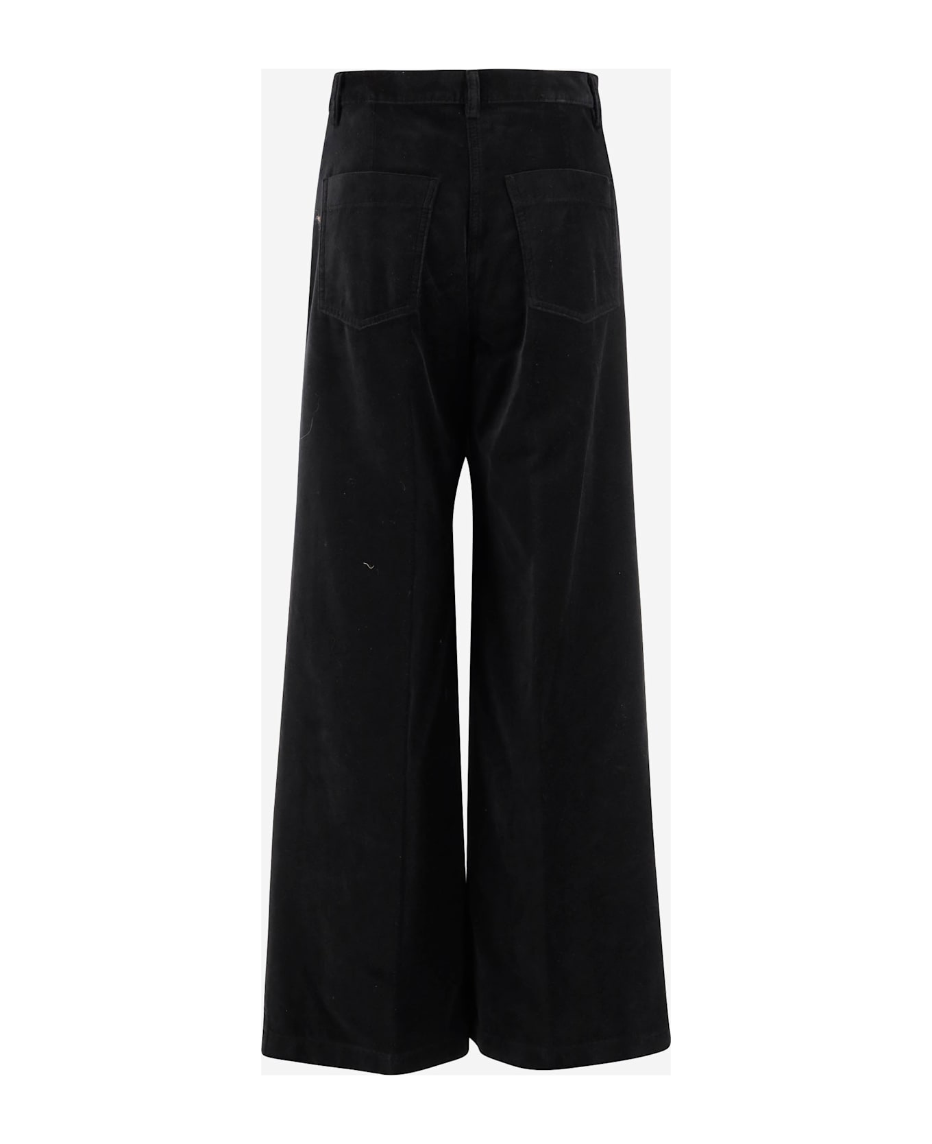 Aspesi Cotton Trousers - Black
