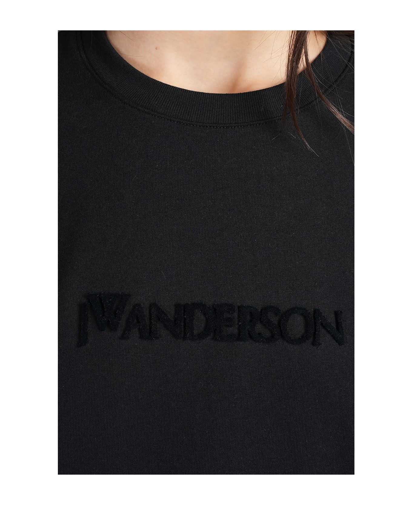 J.W. Anderson T-shirt In Black Cotton - black