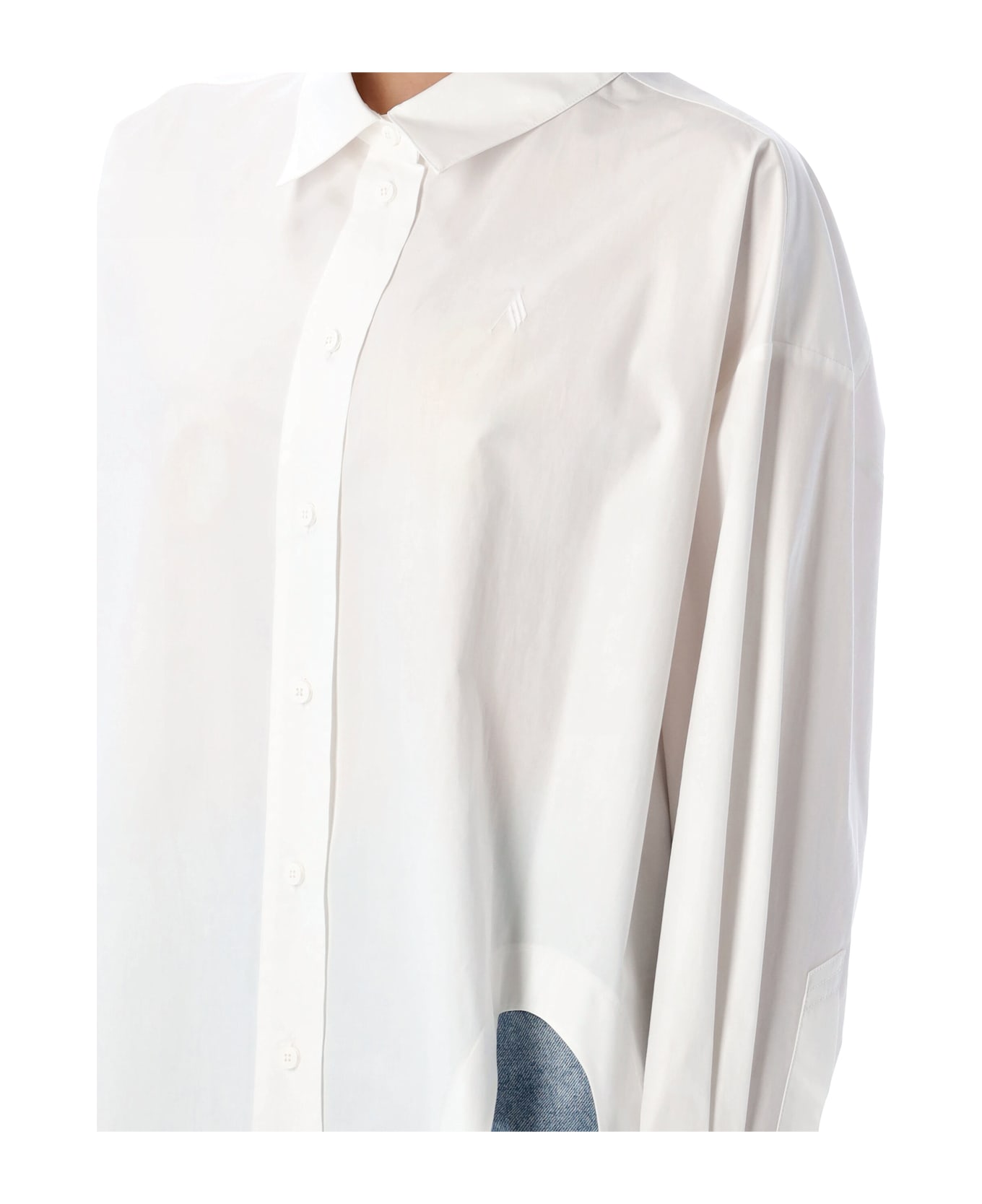 The Attico Diana Shirt - WHITE