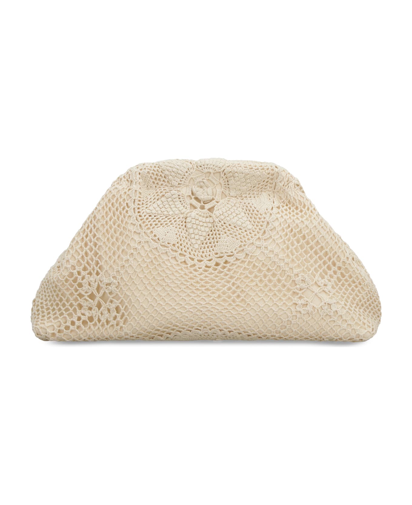 LaMilanesa Taormina Crochet Bag - Ecru クラッチバッグ