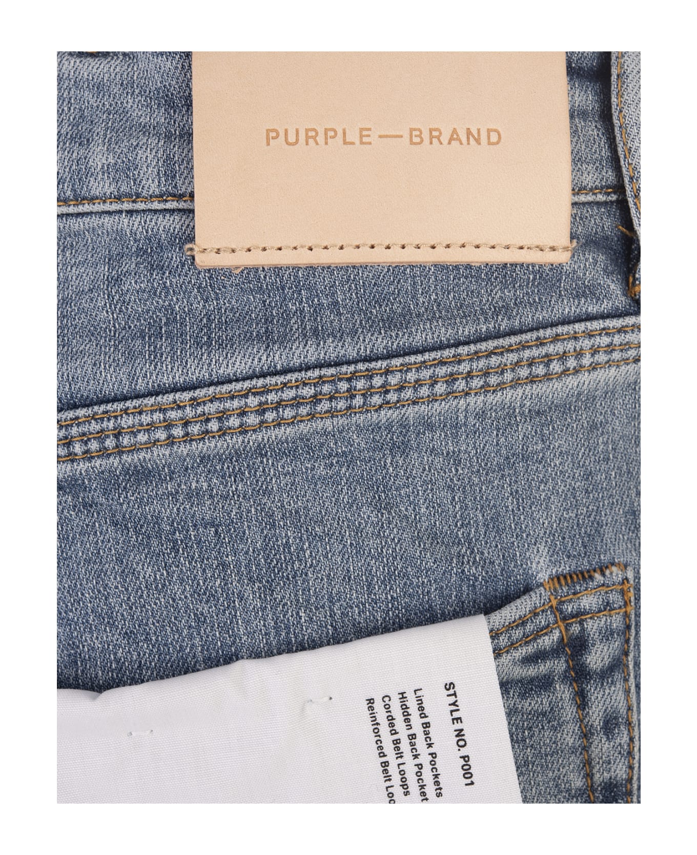 Purple Brand P001 Light Indigo Vintage Jeans - Blue