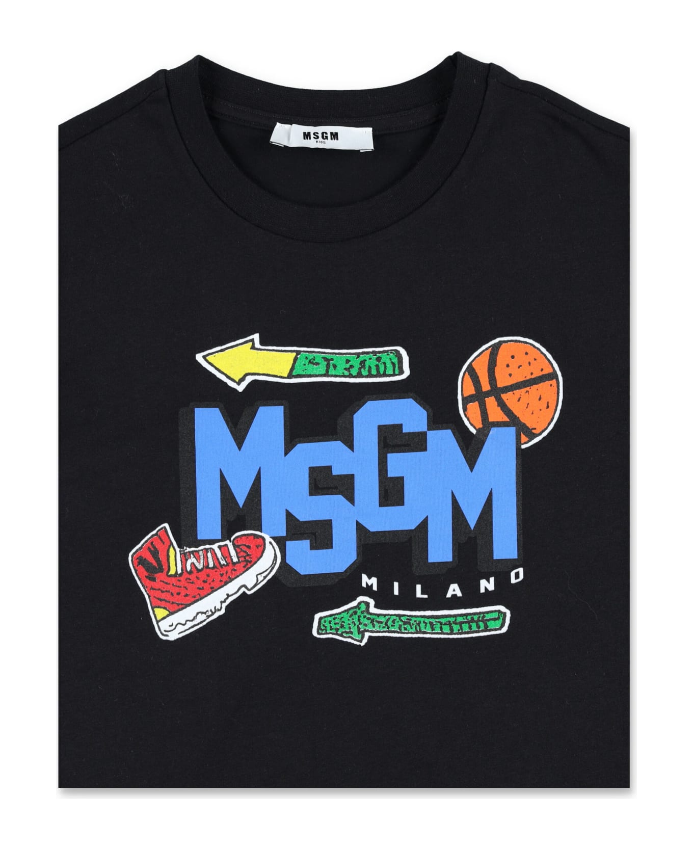 MSGM Logo T-shirt - BLACK