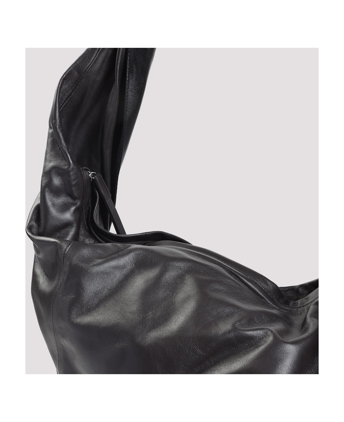 Lemaire Scarf Shoulder Bag - Black Dark Chocolate