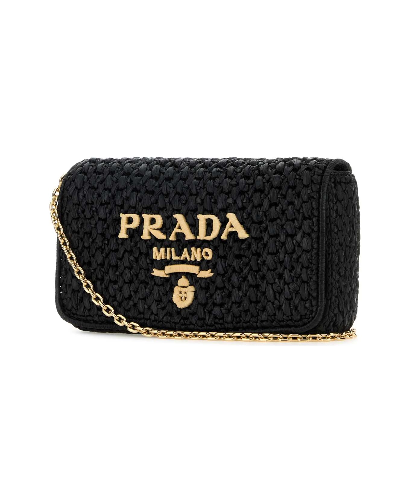 Prada Raffia Crossbody Bag - NEROC