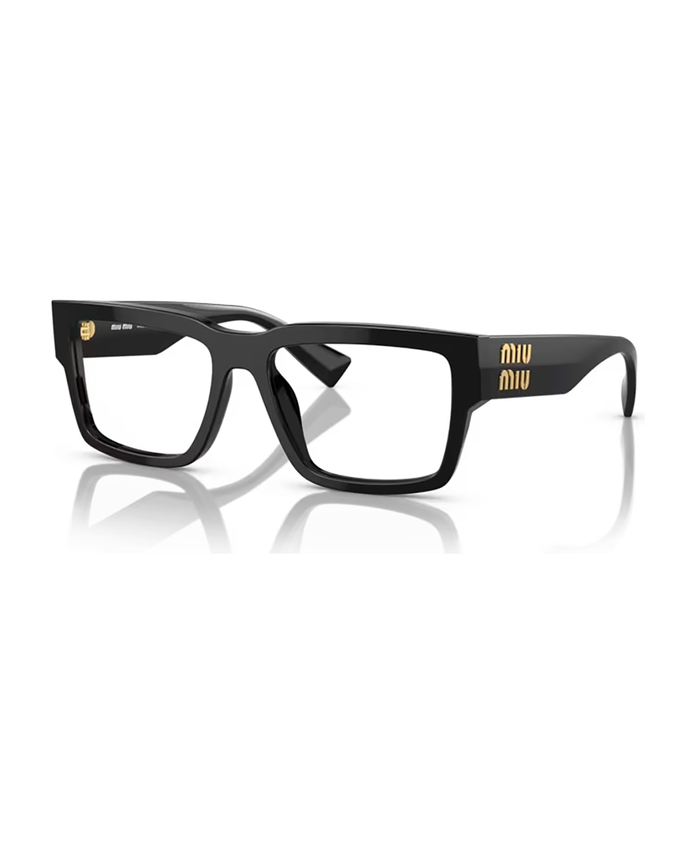 Miu Miu Eyewear Mu 02xv Black Glasses - Black アイウェア