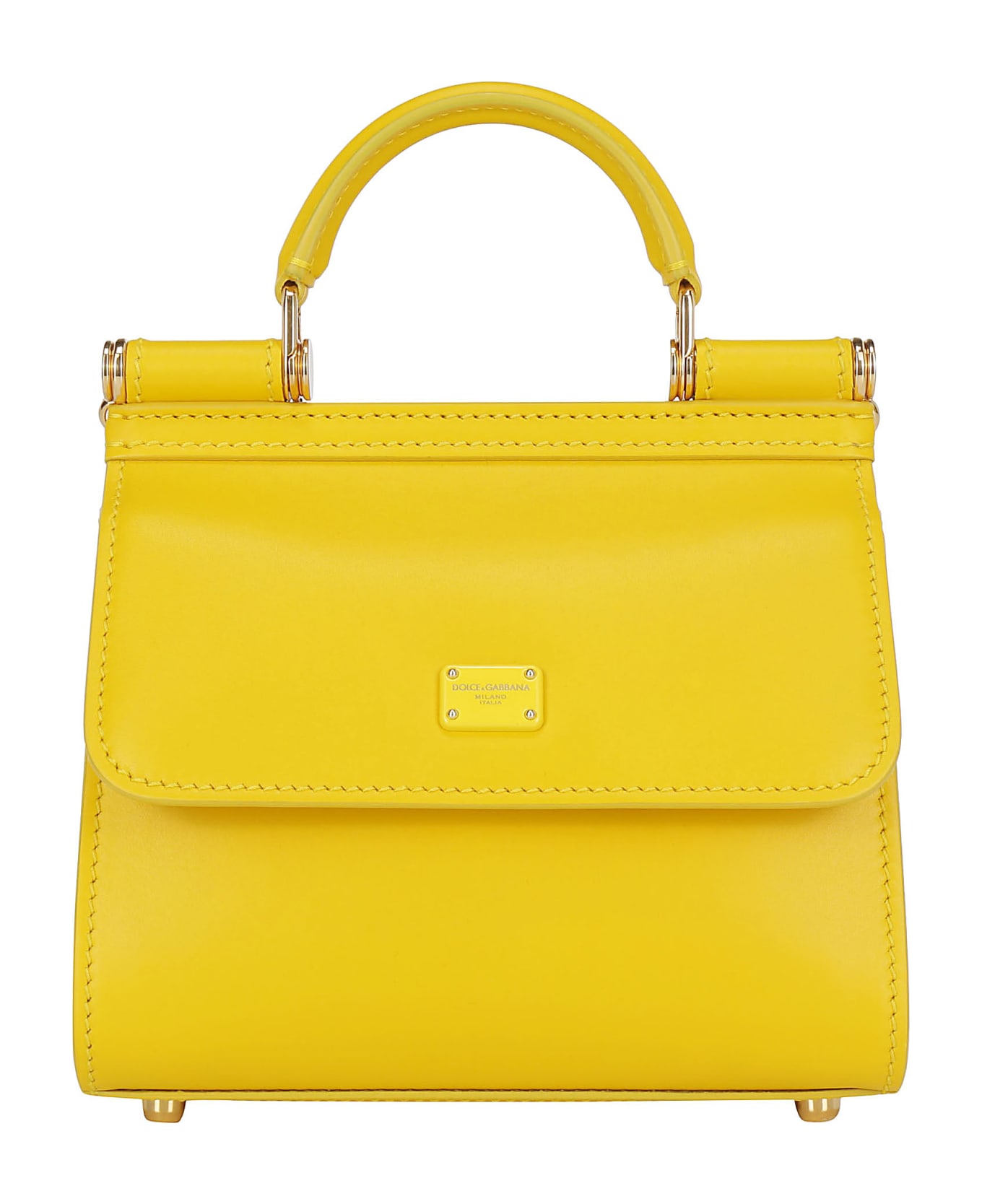 Dolce 
Gabbana Mini Sicily Handbag - Giallo