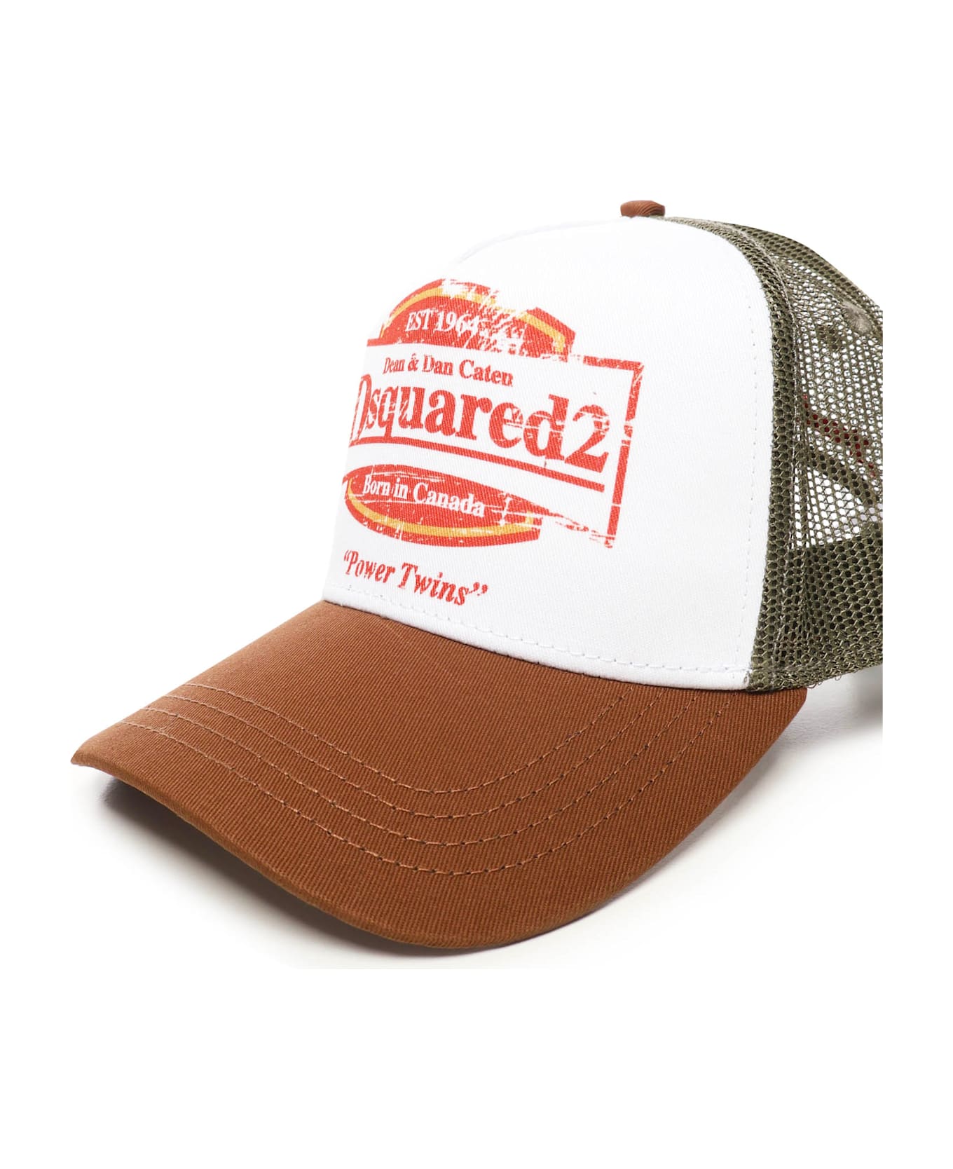 Dsquared2 Logo Baseball Cap - White