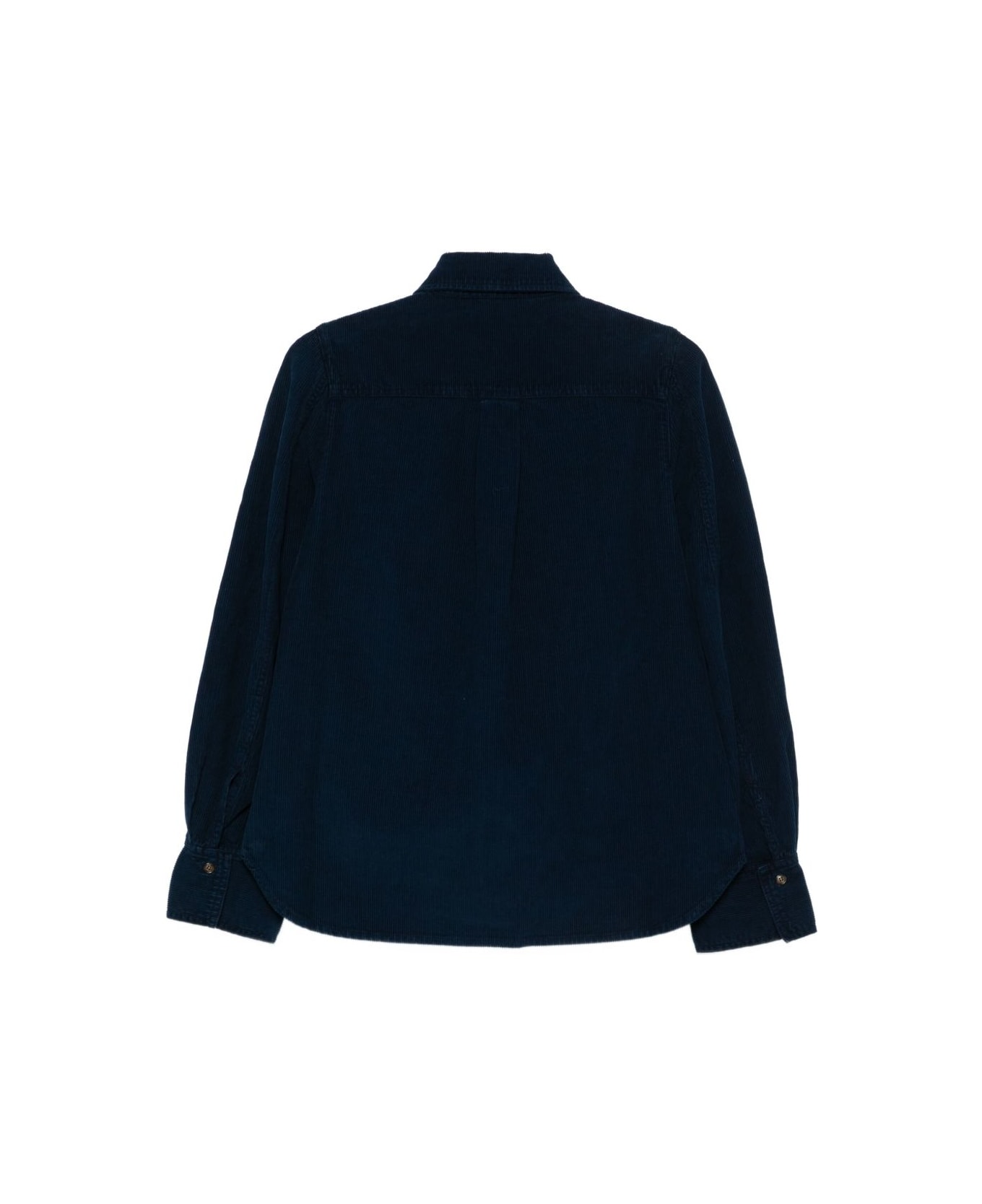 Victoria Beckham Cotton Corduroy Shirt - Blue