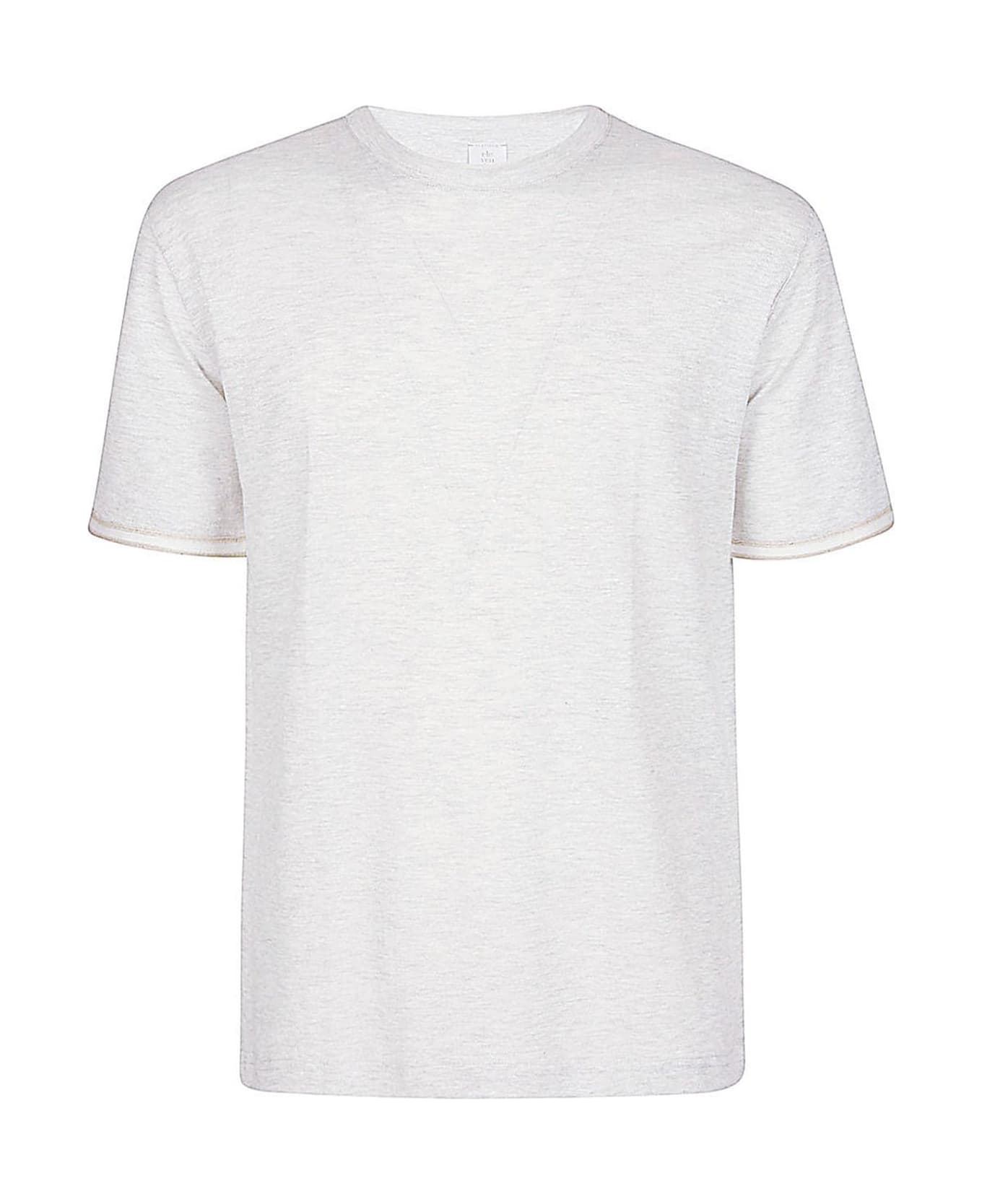 Eleventy Linen T-shirt - BIANCO