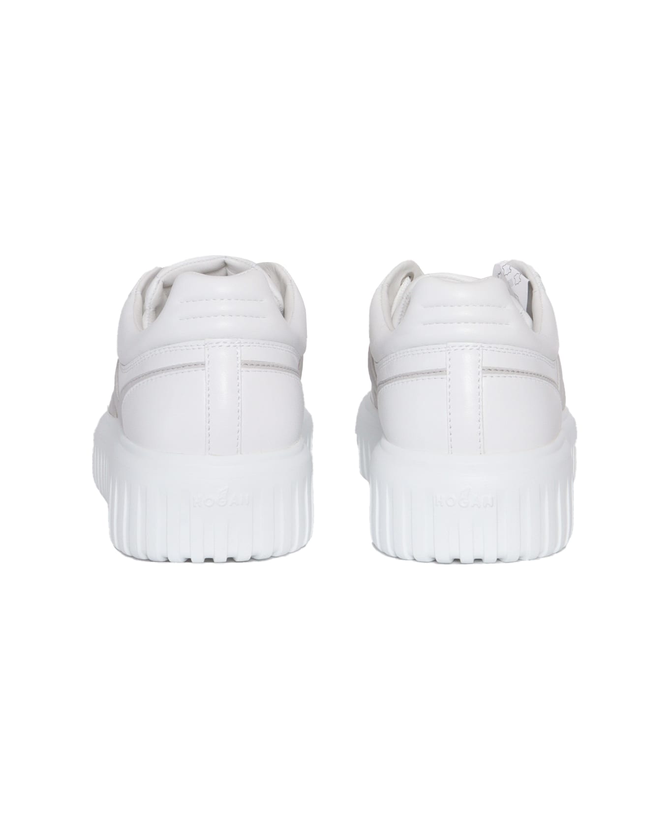Hogan H-stripes Sneakers - WHITE