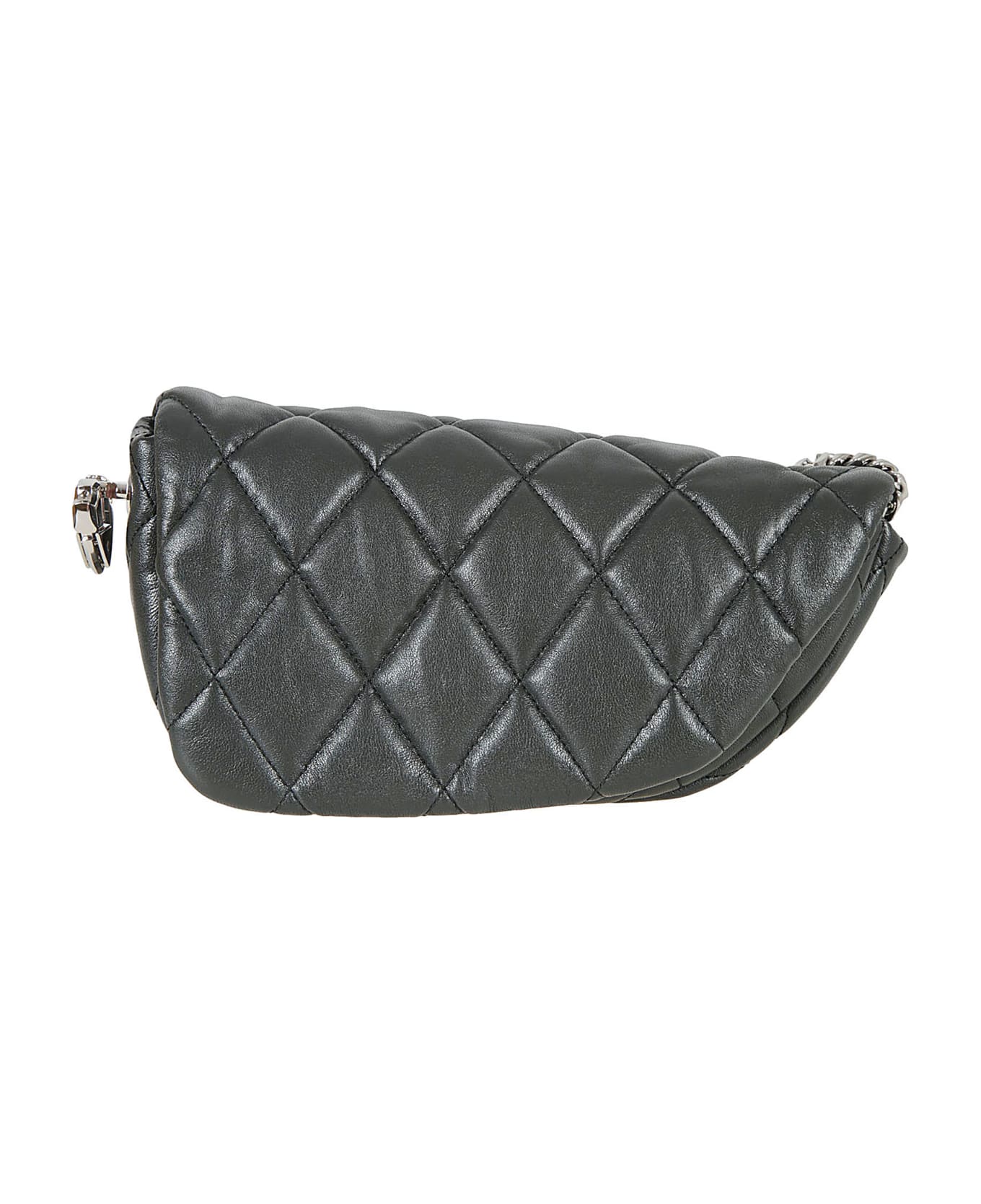Burberry Quilted Flap Shoulder Bag - Slate