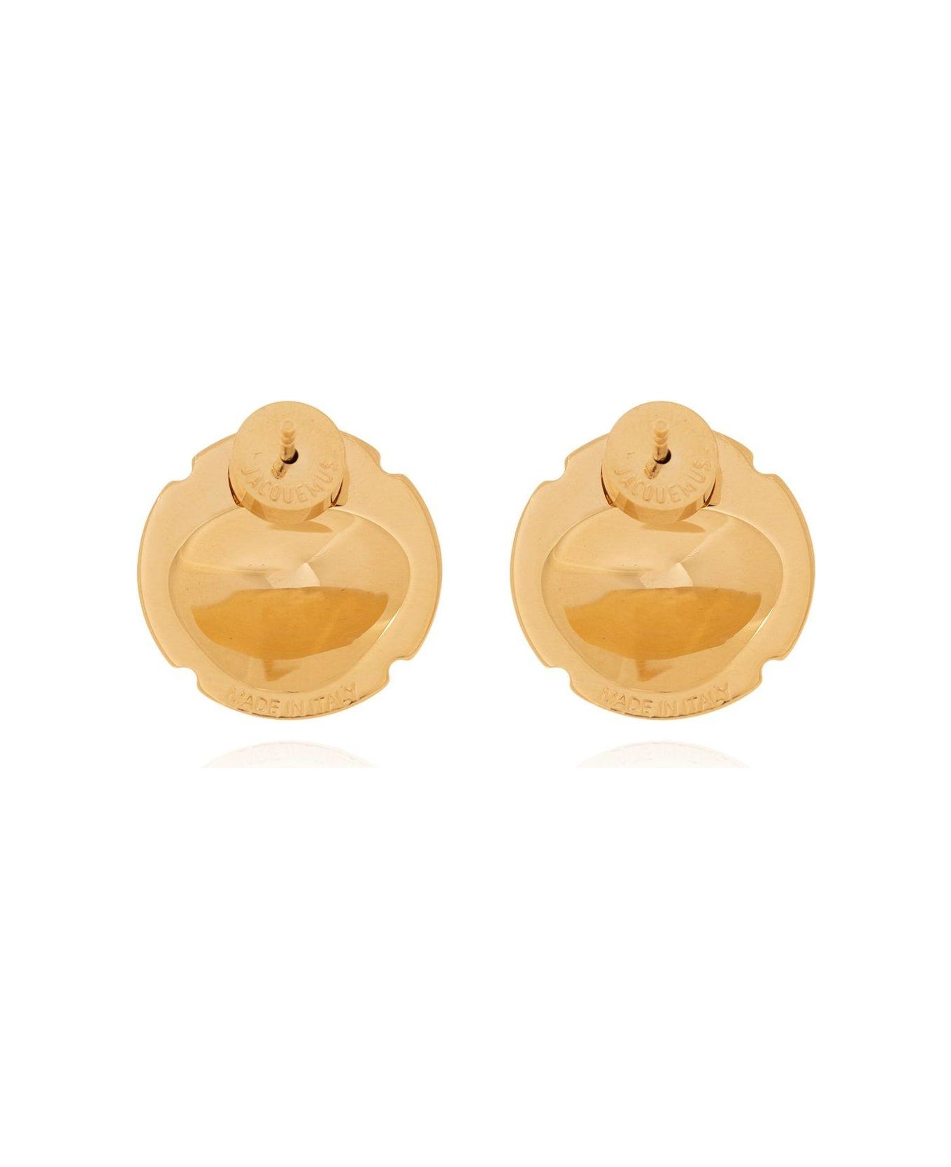 Jacquemus Champagne Muselet Earrings - Light Gold イヤリング