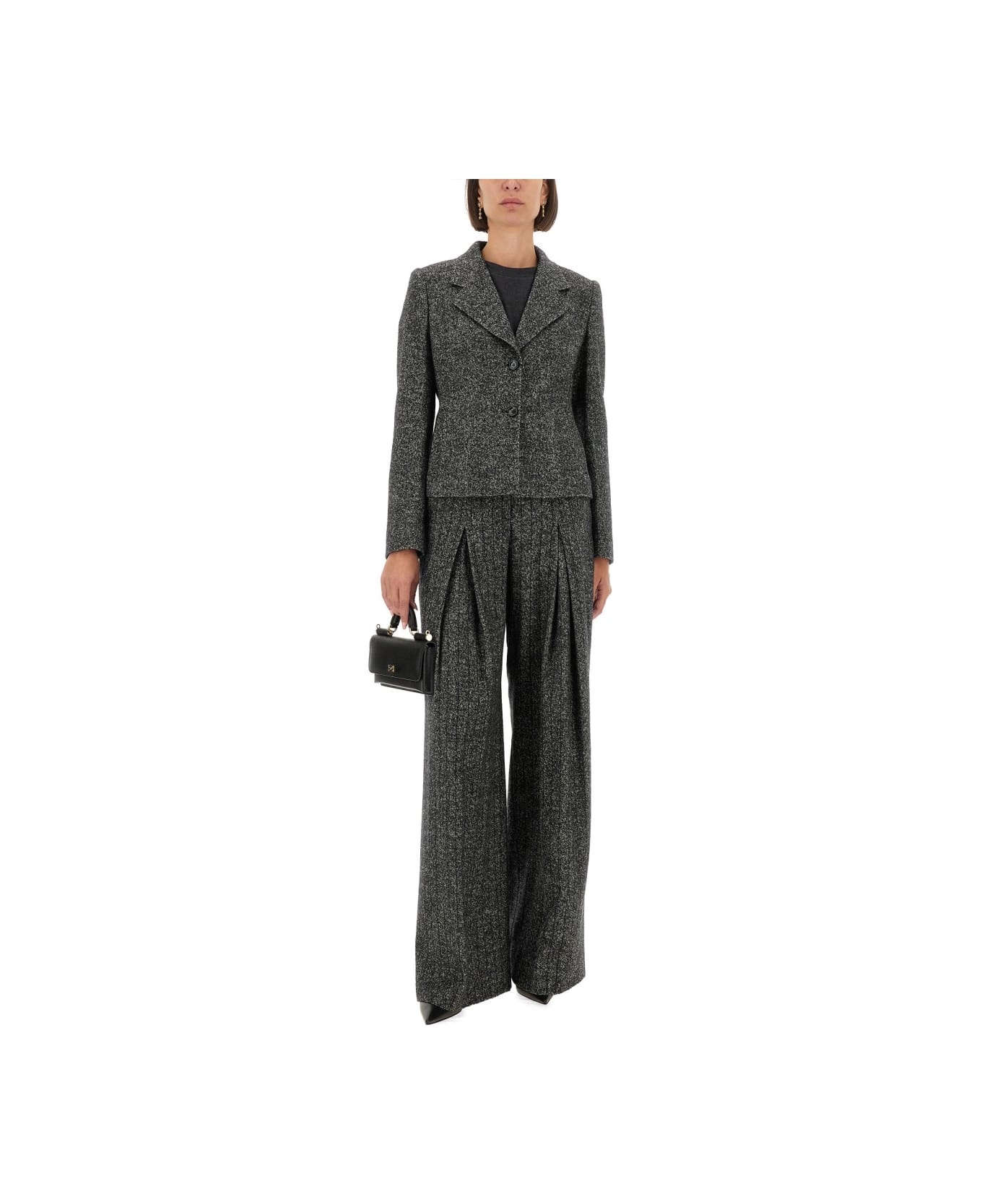 Dolce 
Gabbana Striped Wool Pants - GREY