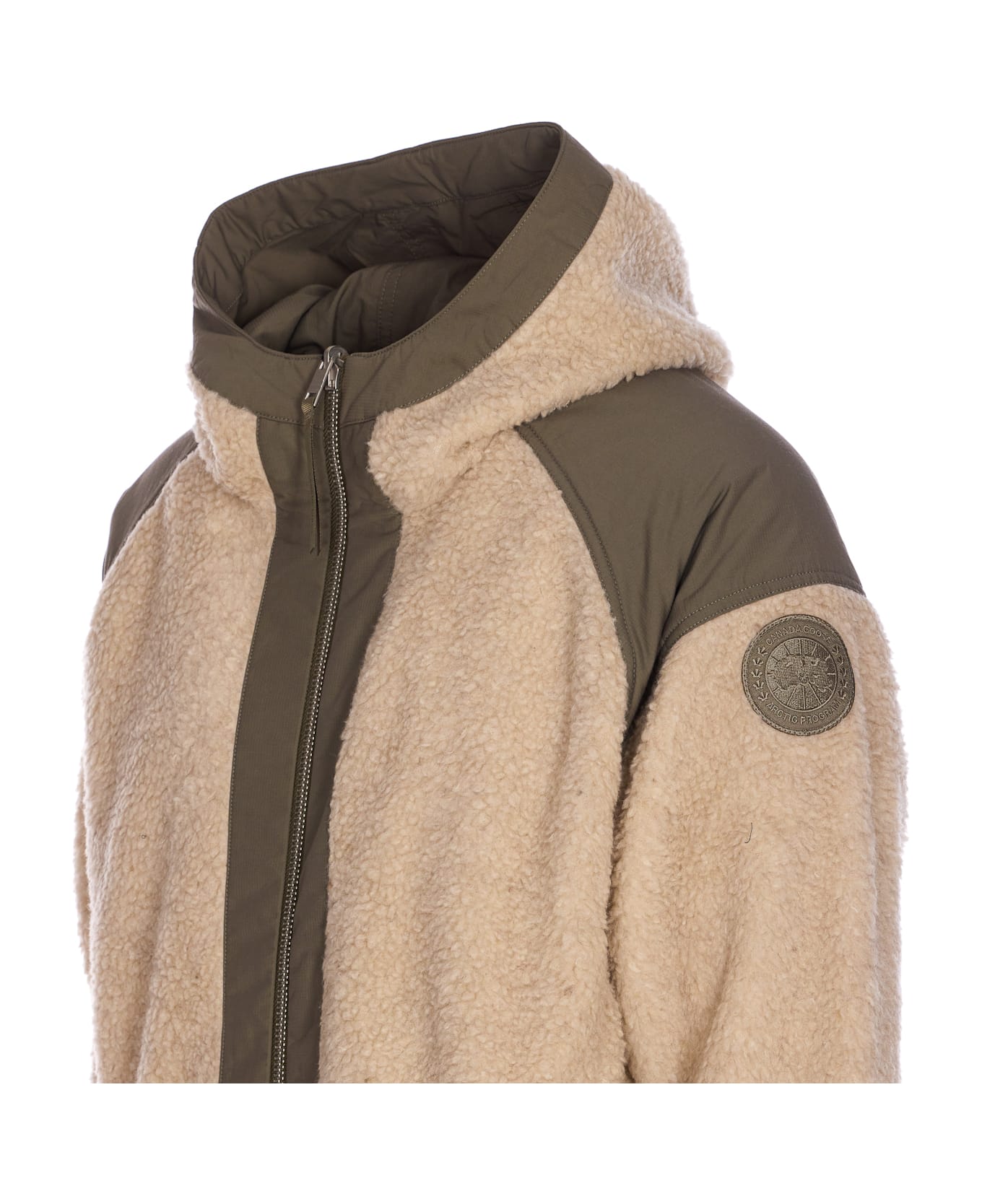 Canada Goose Alberni Reversible Bomber - Light Tan/Smokey Sage-Tan Clai