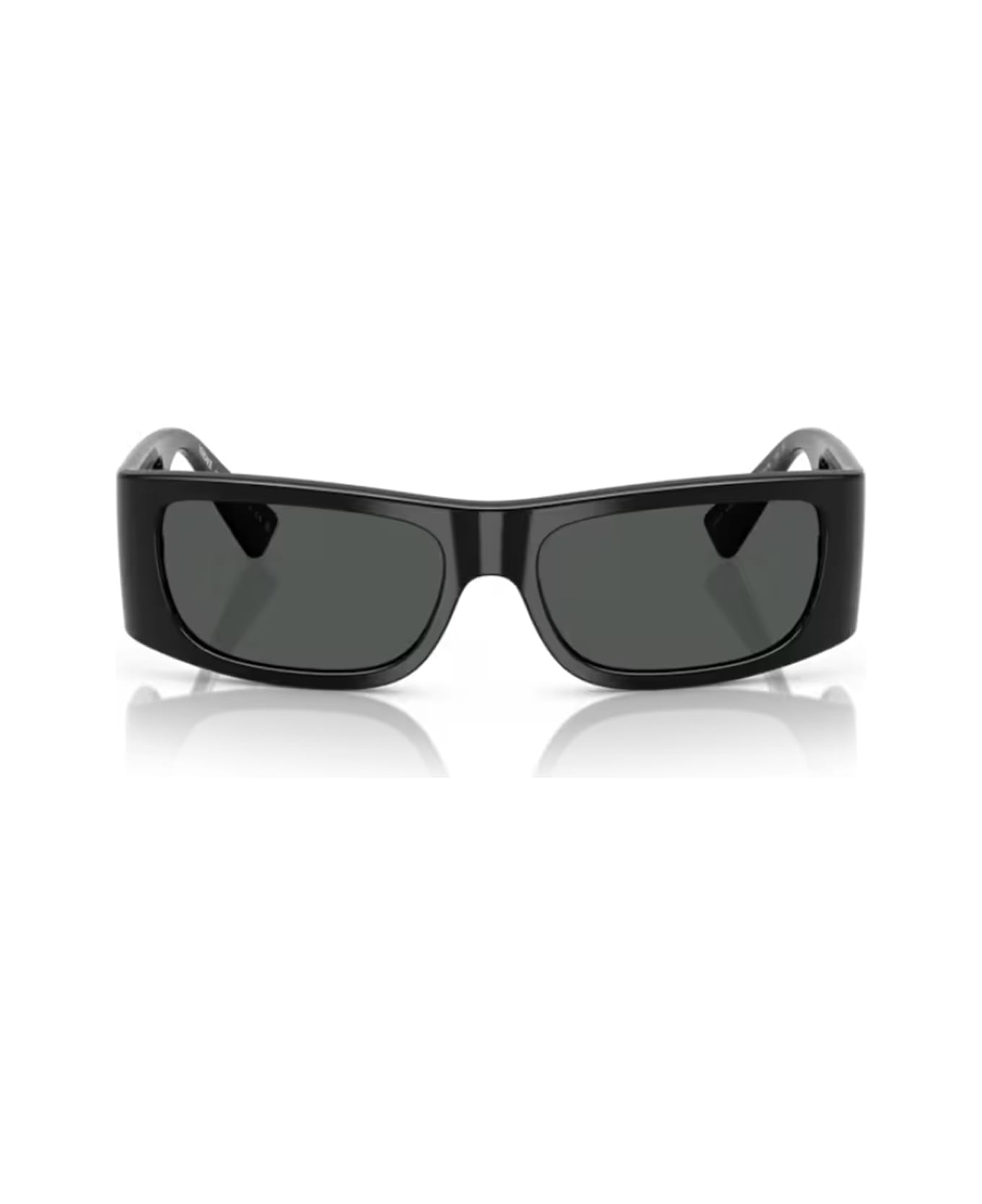 Versace Eyewear Versace 0ve4482 Lens Logo Gb1/87 Nero Sunglasses - Nero