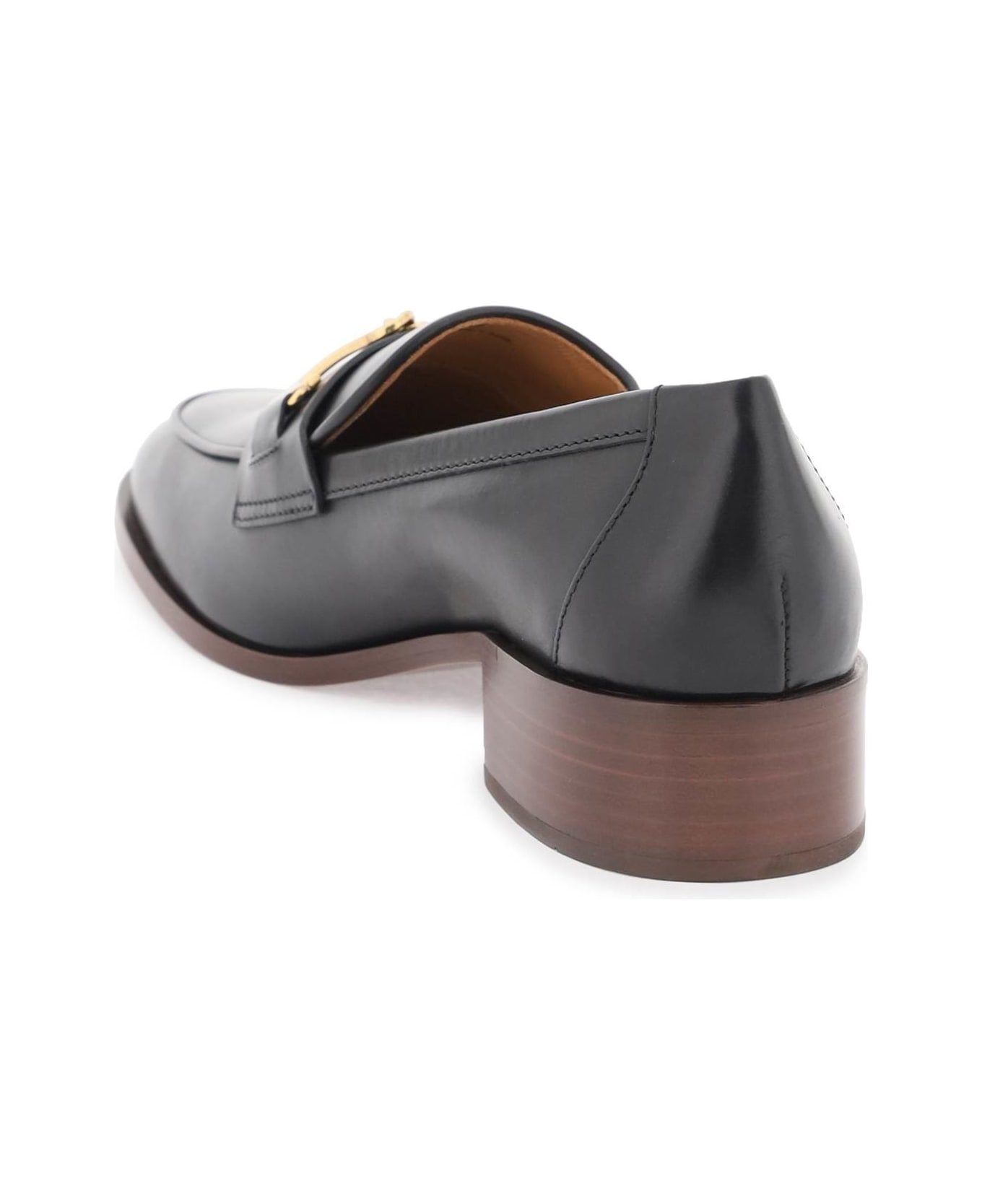 Tod's Leather Loafers - Black ハイヒール