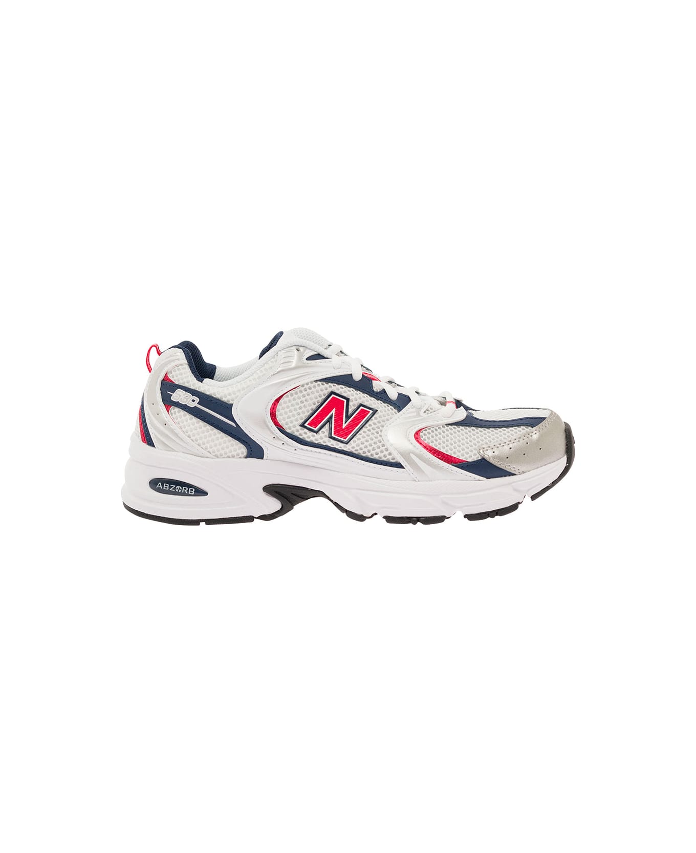 New Balance '530' Multicolor Low Top Sneakers With Logo Patch In Tech Fabric Man - White スニーカー