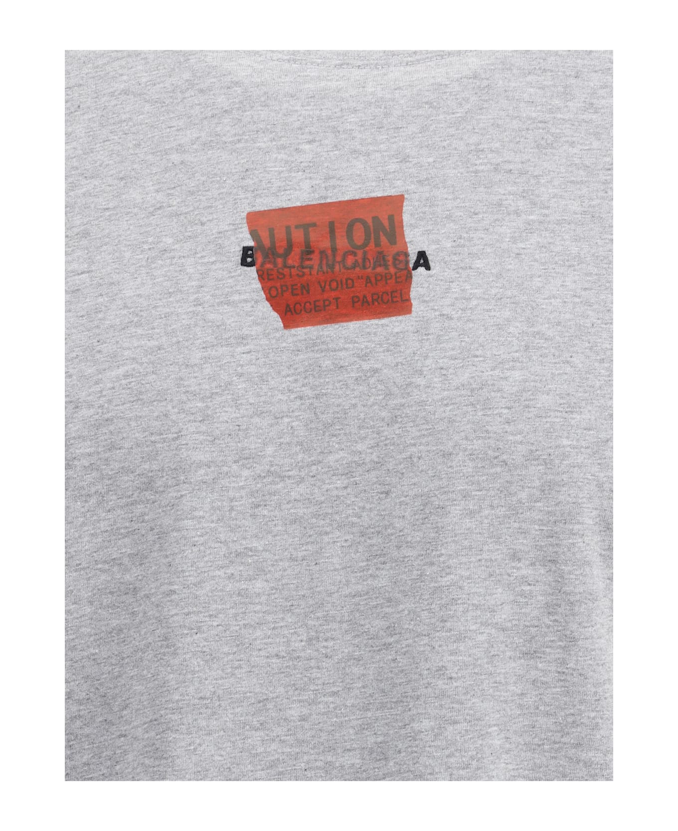 Balenciaga T-shirt With Taped Balenciaga Back Motif