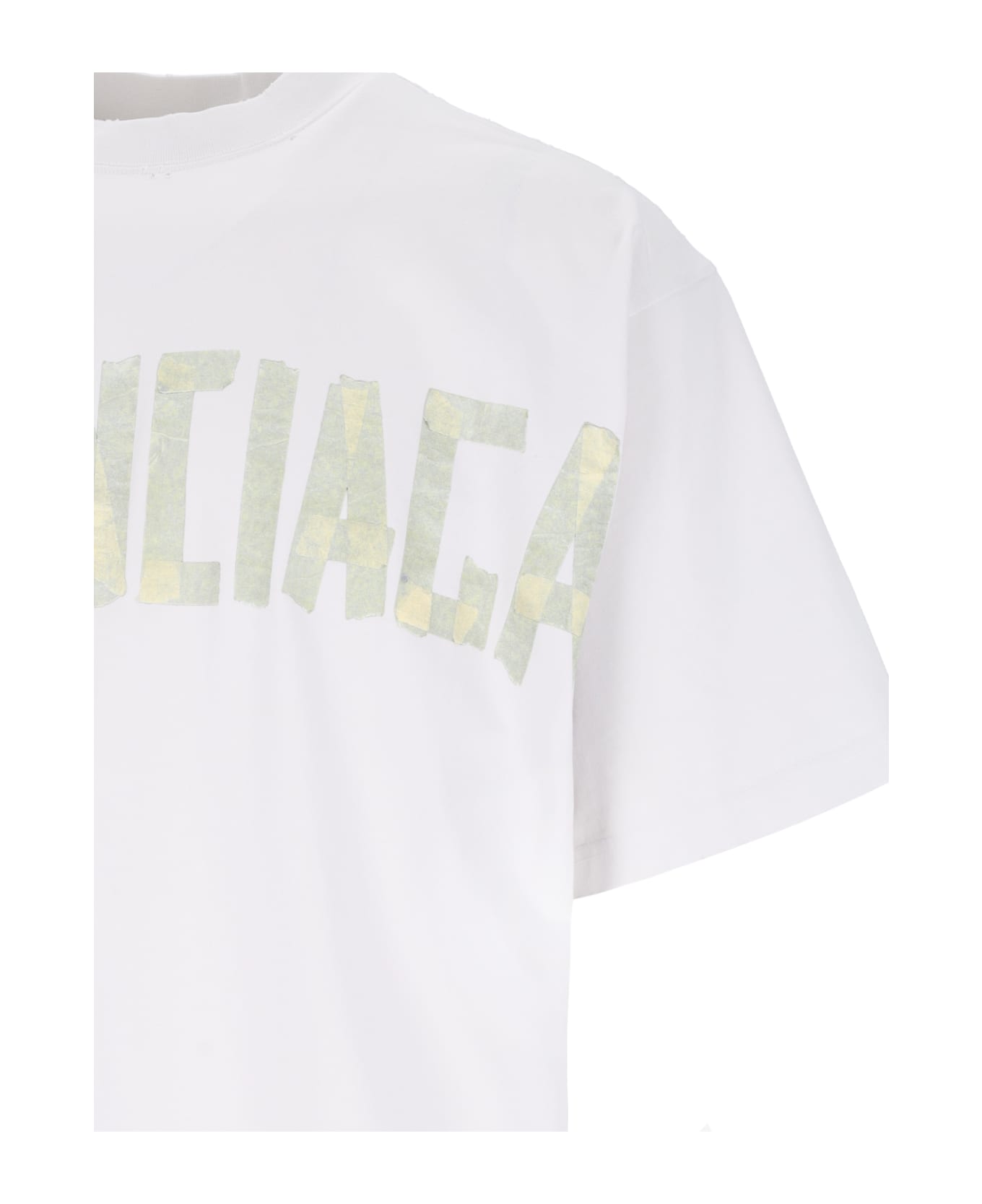 Balenciaga 'tape Type' T-shirt - White