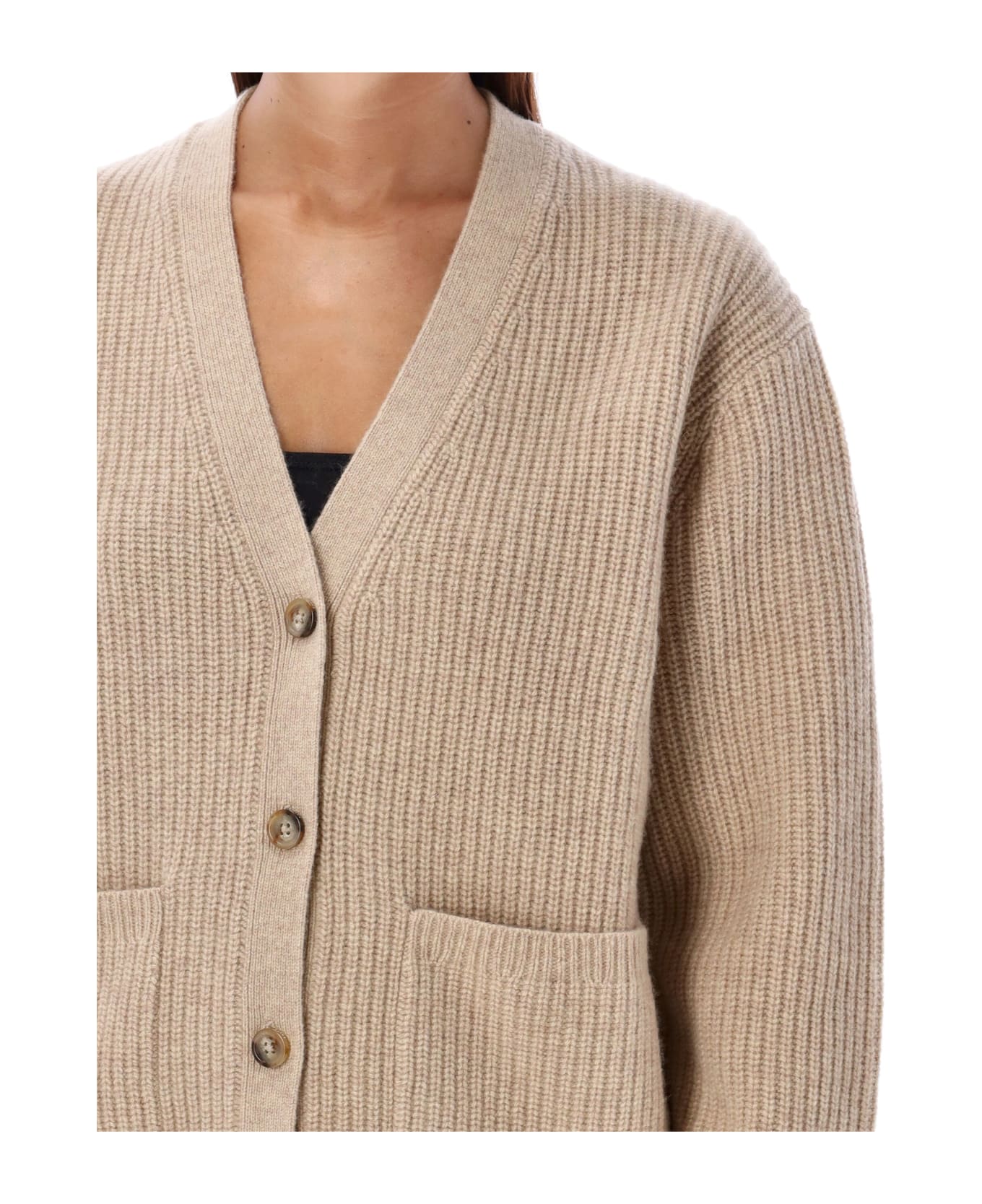 Polo Ralph Lauren V-neck Cardigan - OATMEAL MELANGE
