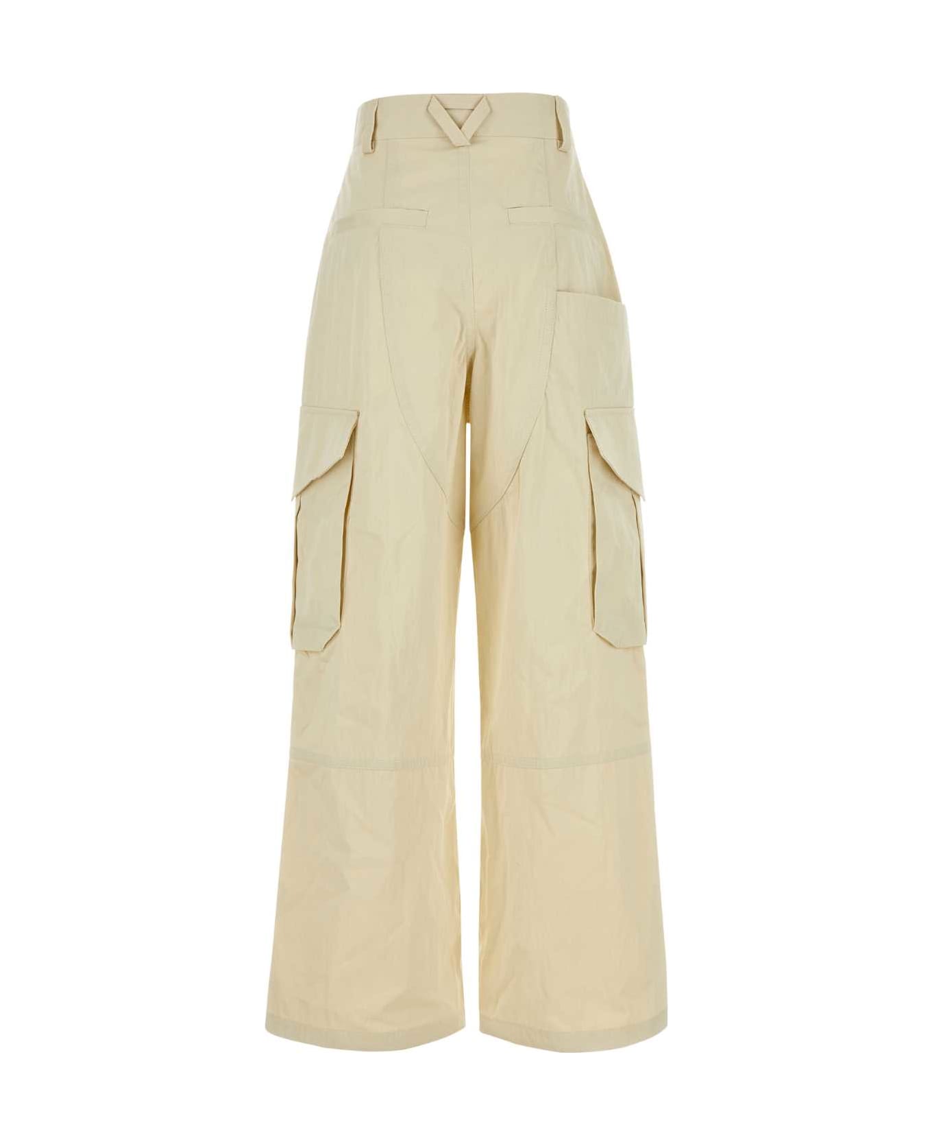 Bottega Veneta Sand Cotton Blend Cargo Pant - SEASALT