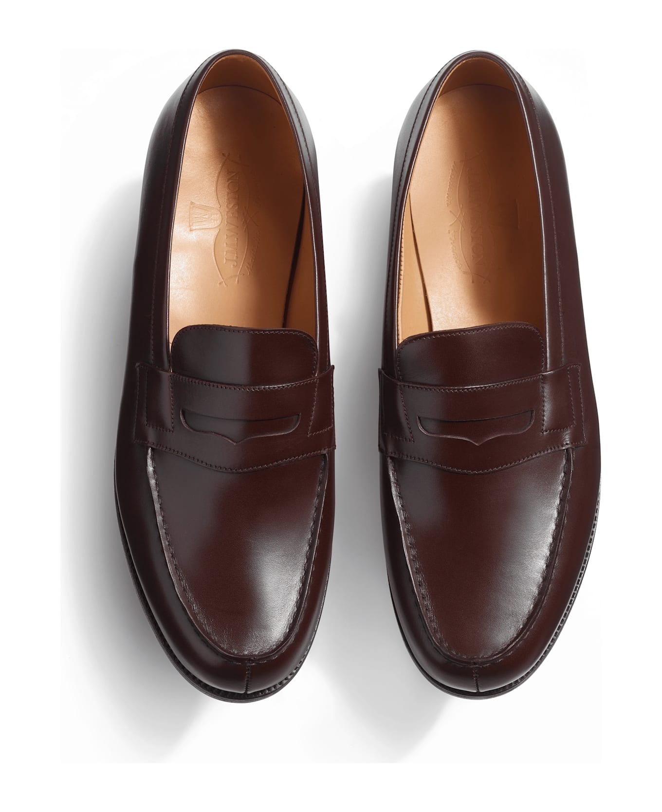 J.M. Weston 180 Loafer - Dark Brown