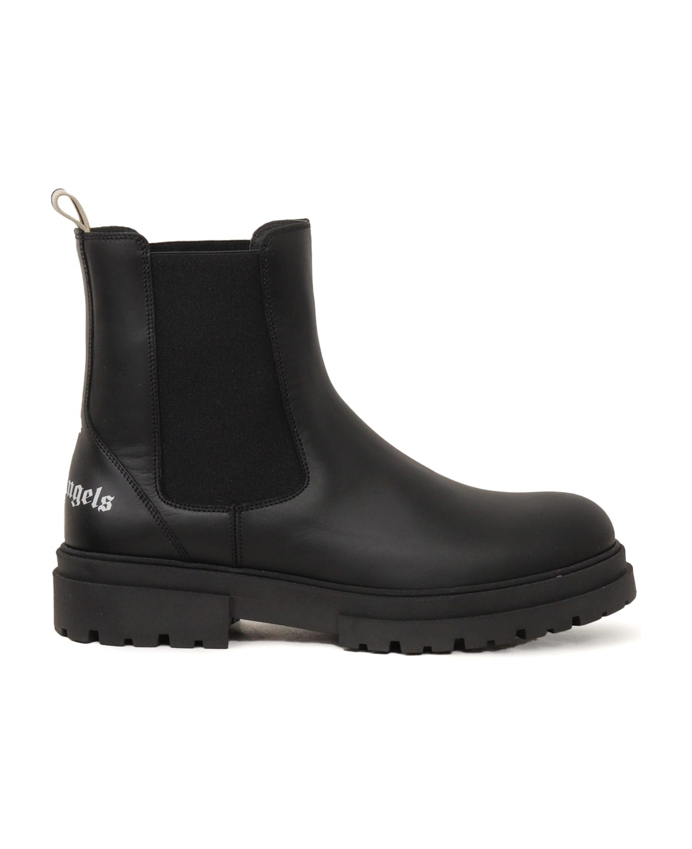 Palm Angels Pa Chelsea Boot Black White - BLACK