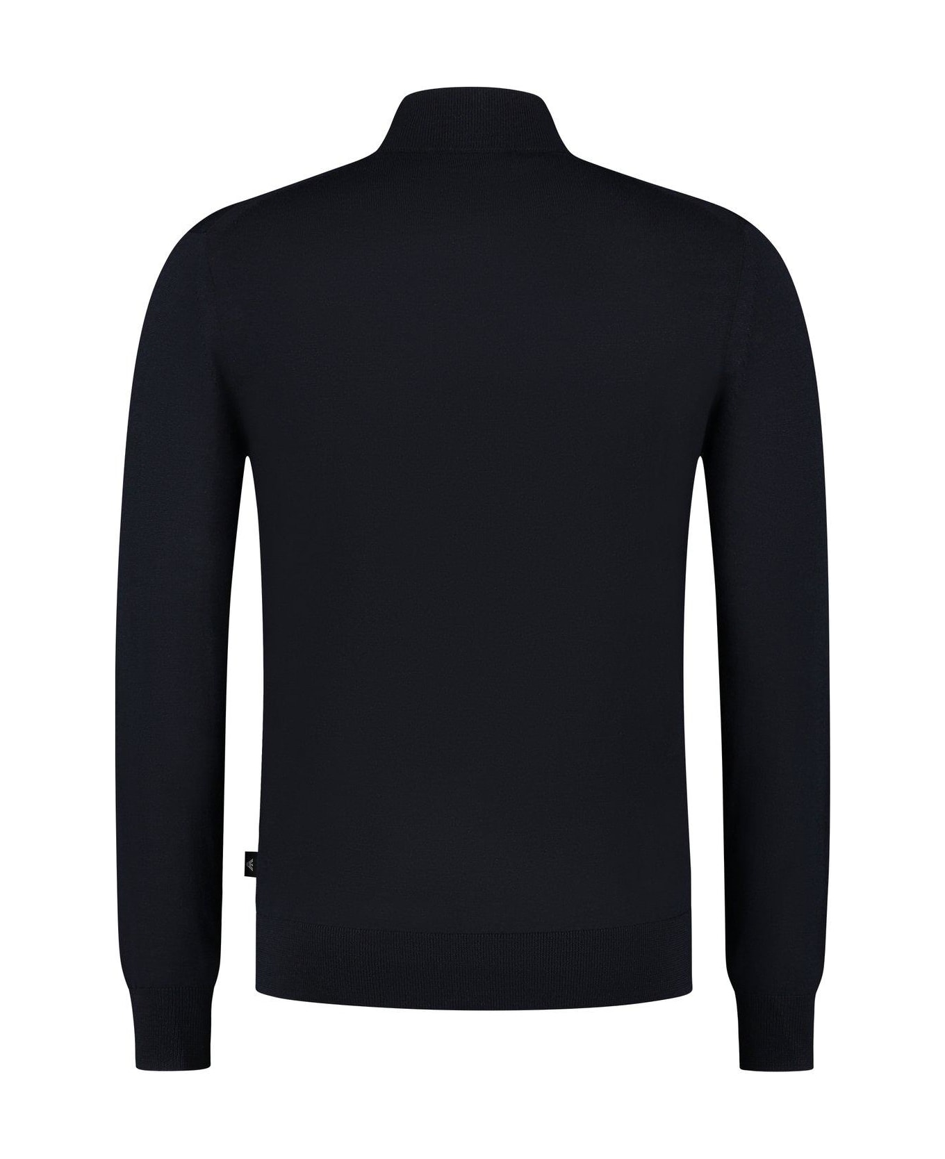 Emporio Armani High-neck Zipped Cardigan
