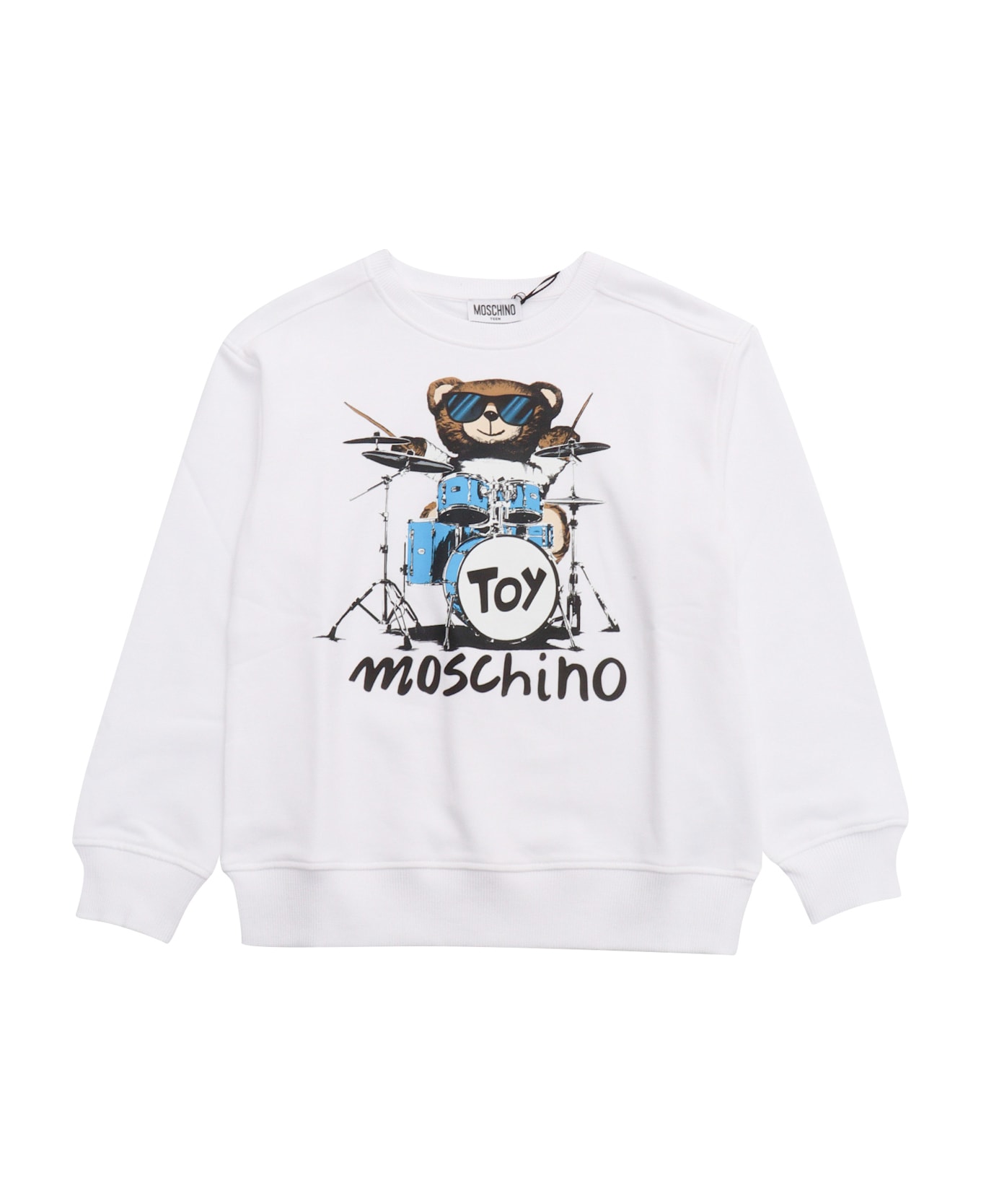 Moschino Crewneck Sweater - WHITE