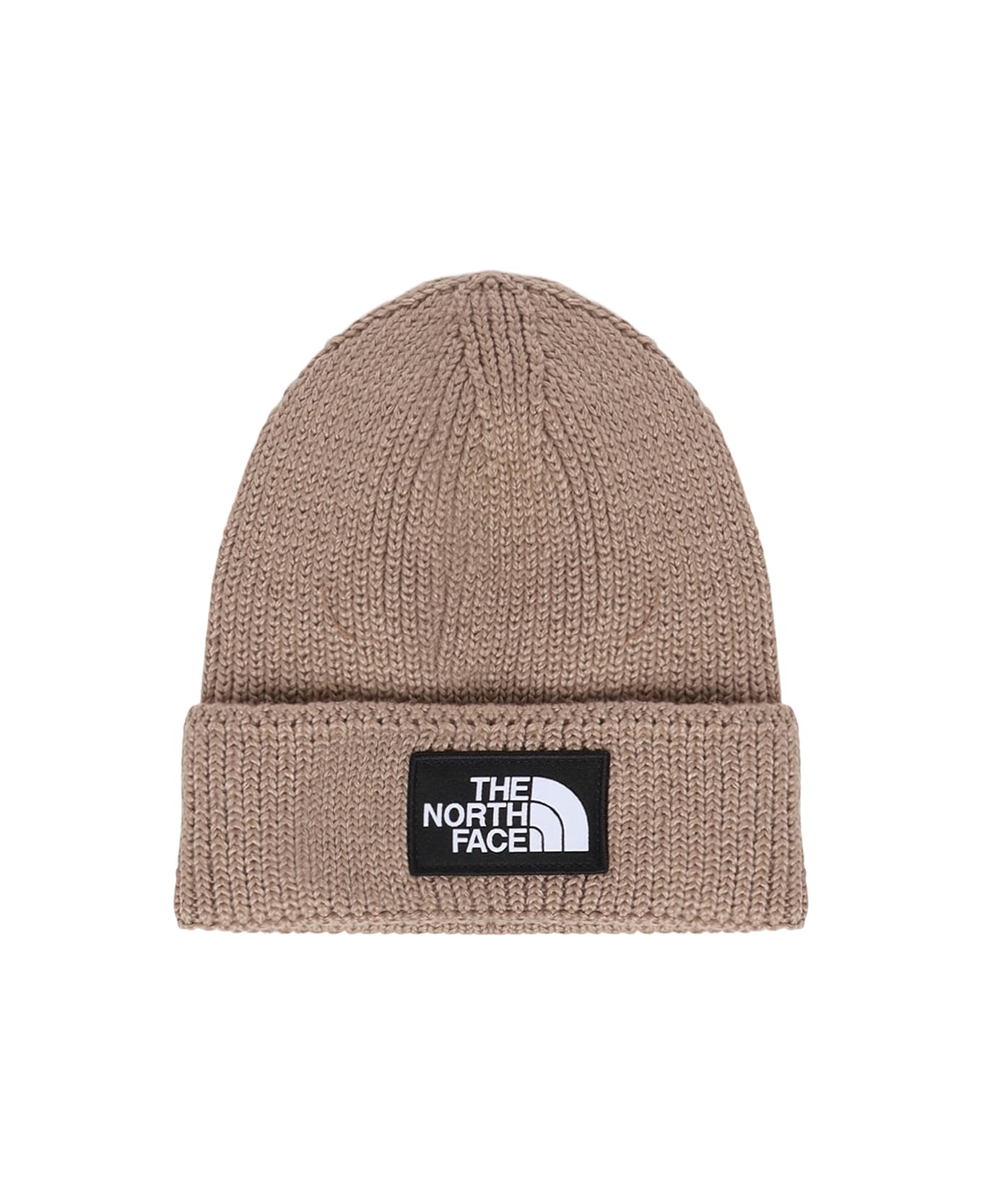 The North Face Logo Beanie - MUSHROOM GREY