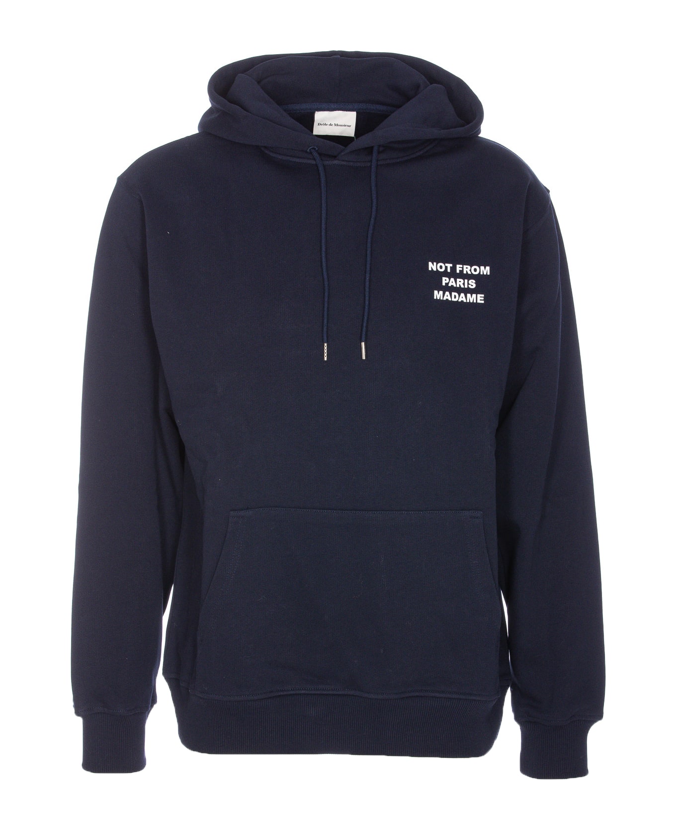 Drôle de Monsieur Le Slogan Hoodie - Blue