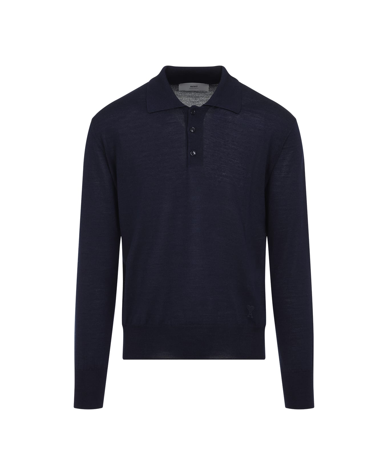Ami Alexandre Mattiussi Tonal Adc Polo - Navy Blue