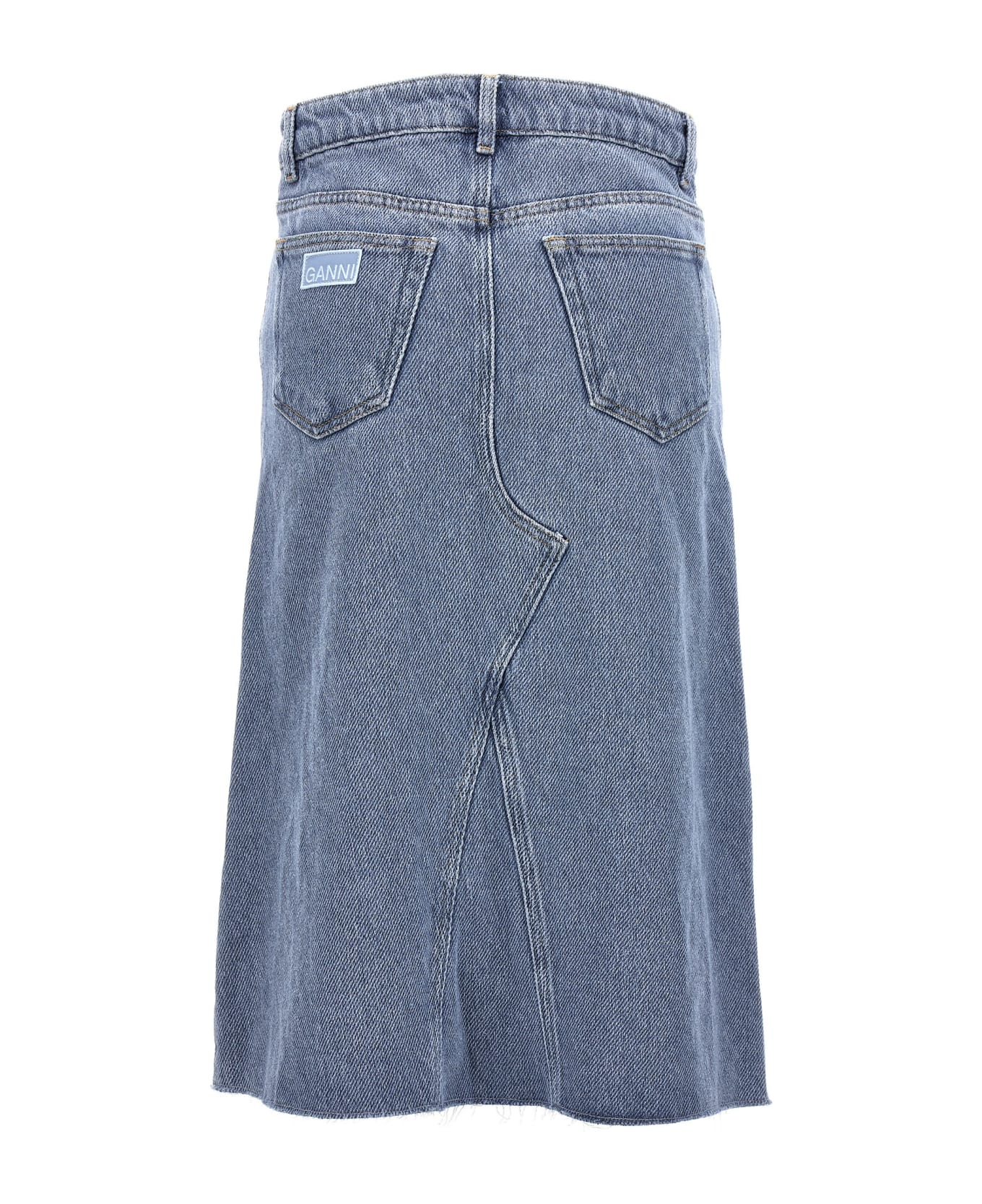 Ganni Denim Skirt - Light Blue