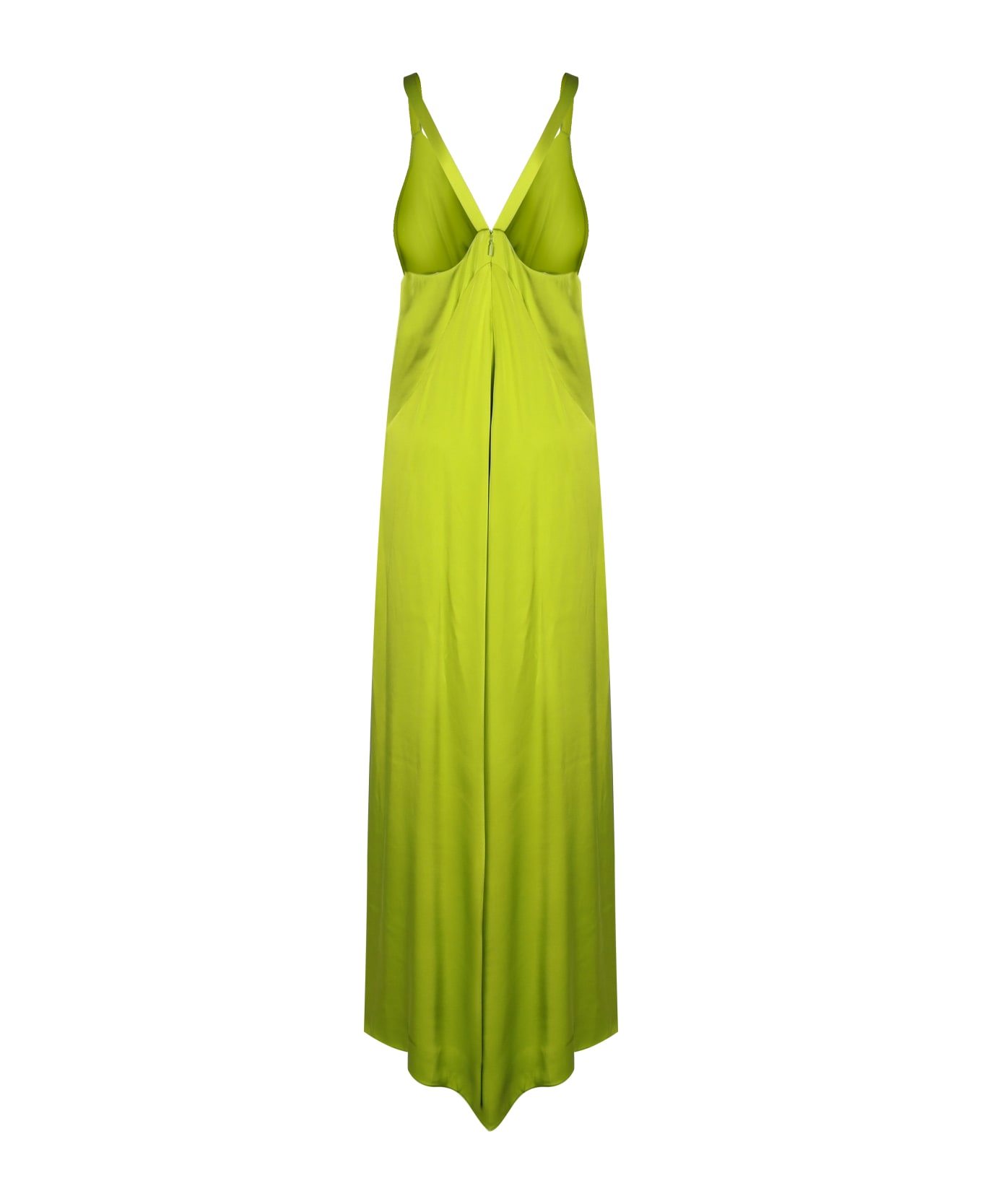 Fendi Satin Dress - GREEN ワンピース＆ドレス