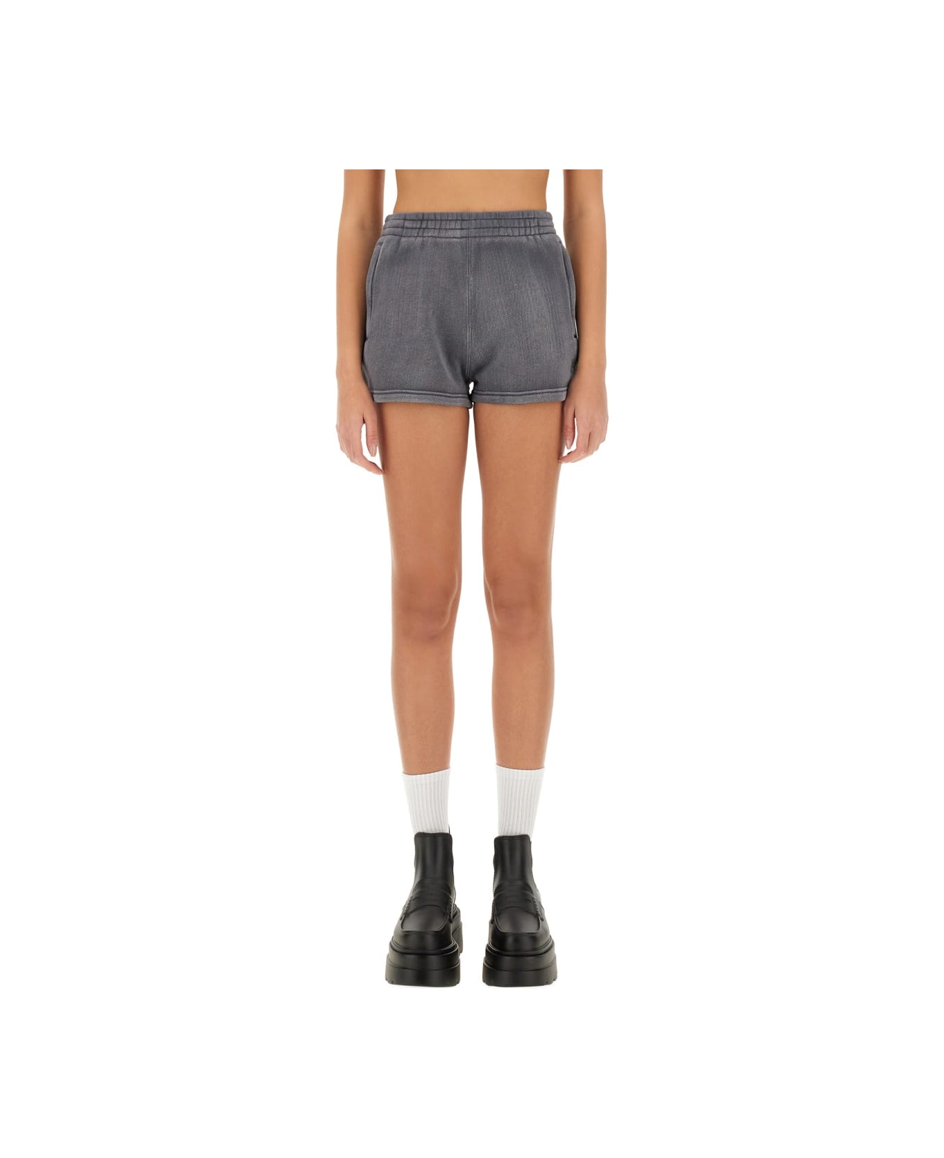 T by Alexander Wang Short 
essential
 - WASHEDASPHALT
