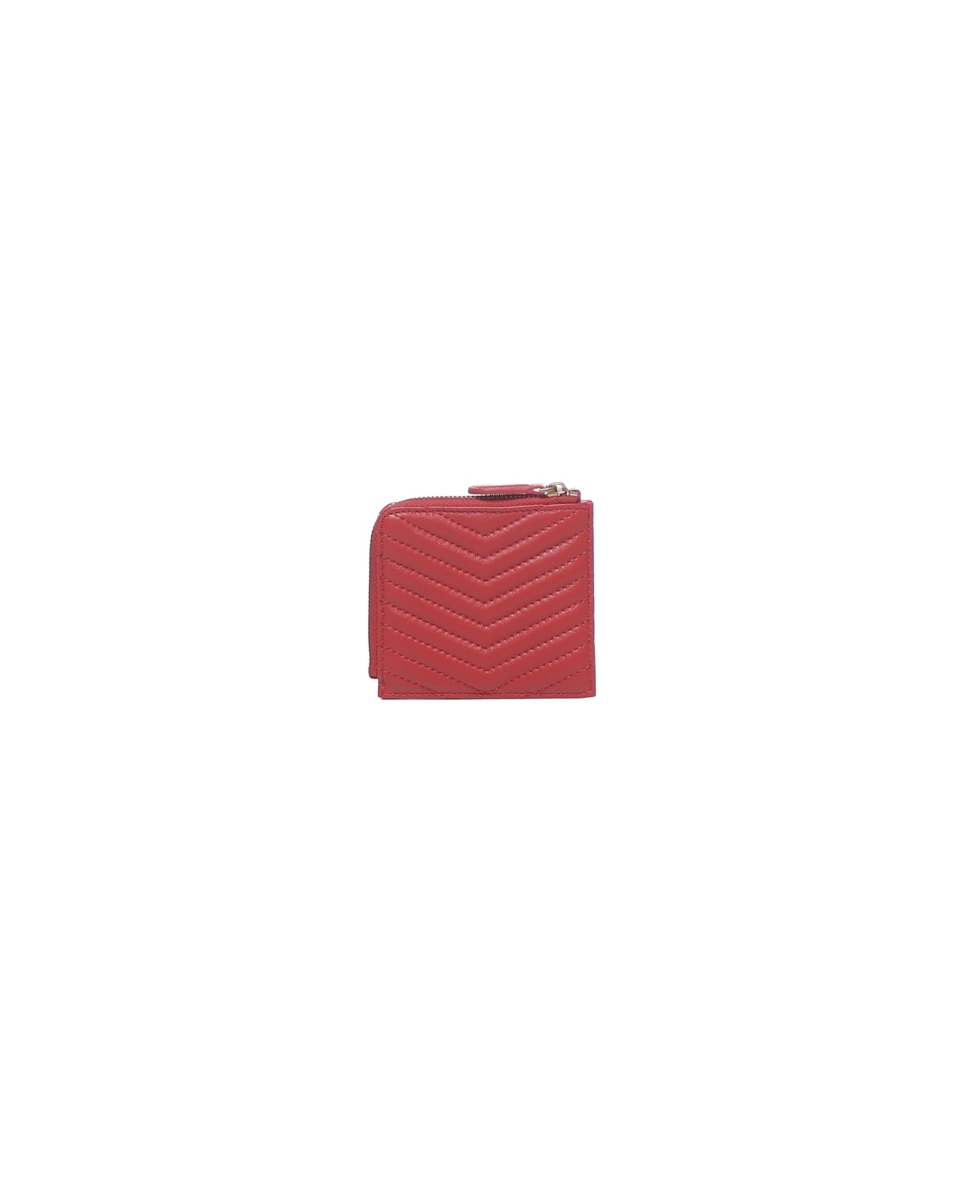 Pinko Wallet With Logo - Red クラッチバッグ