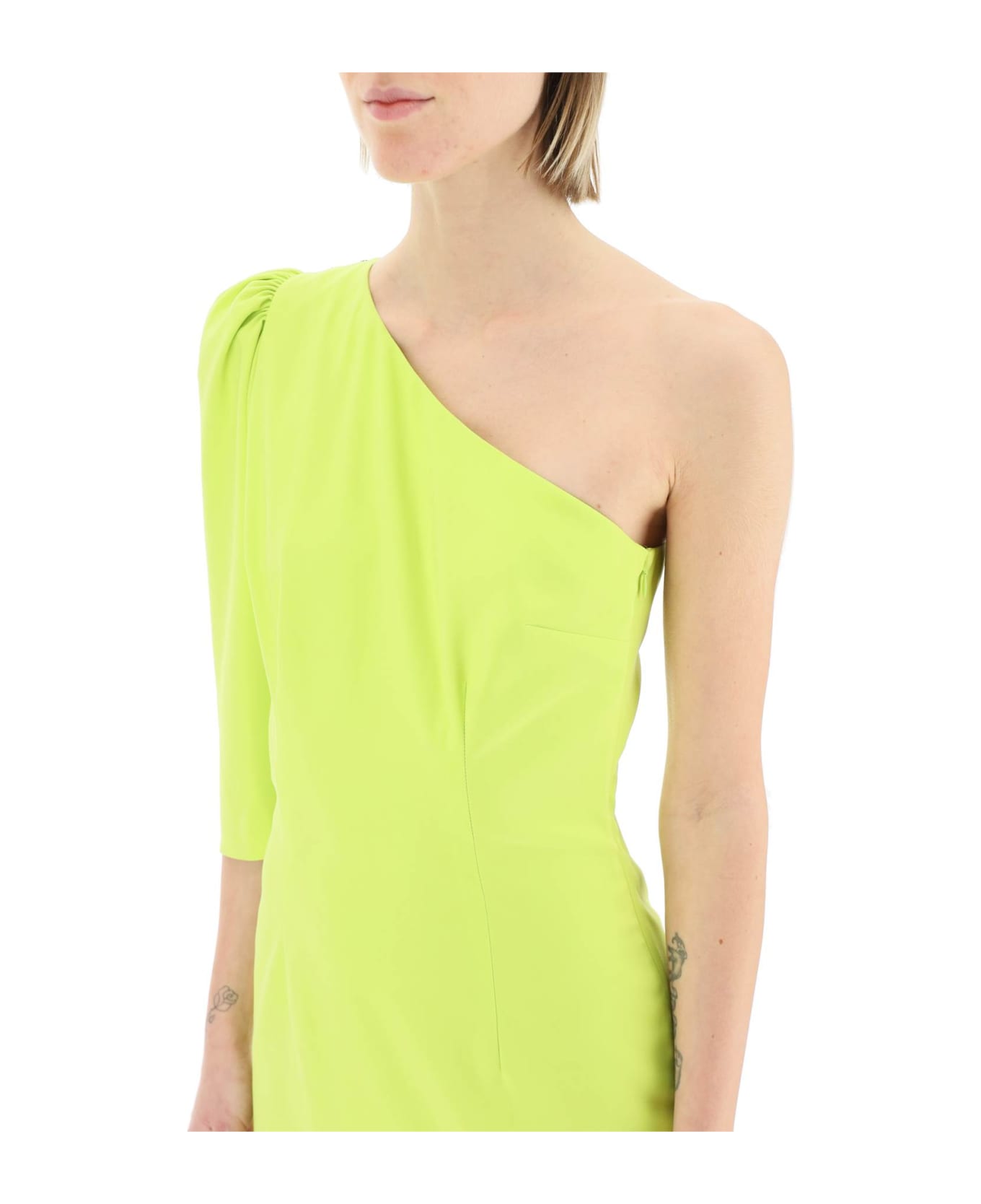 Dsquared2 One Shoulder Mini Dress - Green