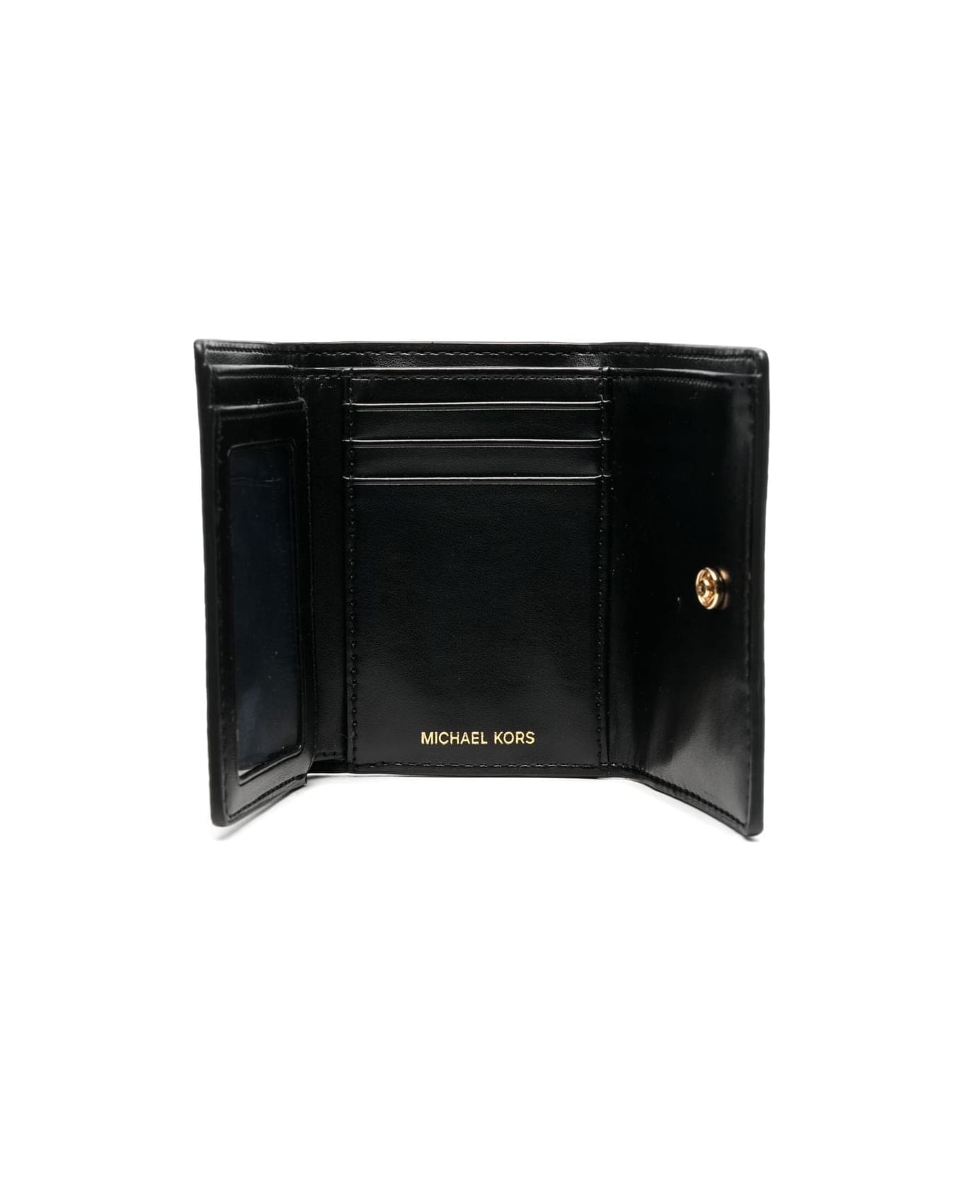 MICHAEL Michael Kors Parker Medium Flap Trifold - Black 財布