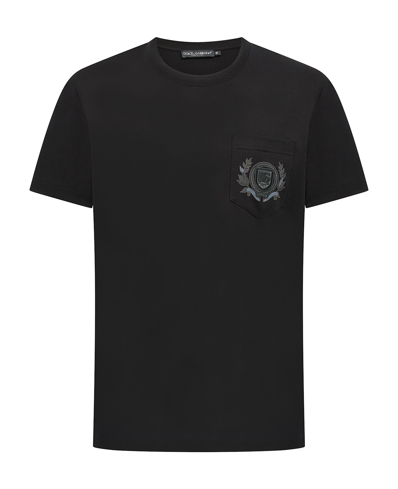 Dolce 
Gabbana Embroidery Pocket T-shirt - Black