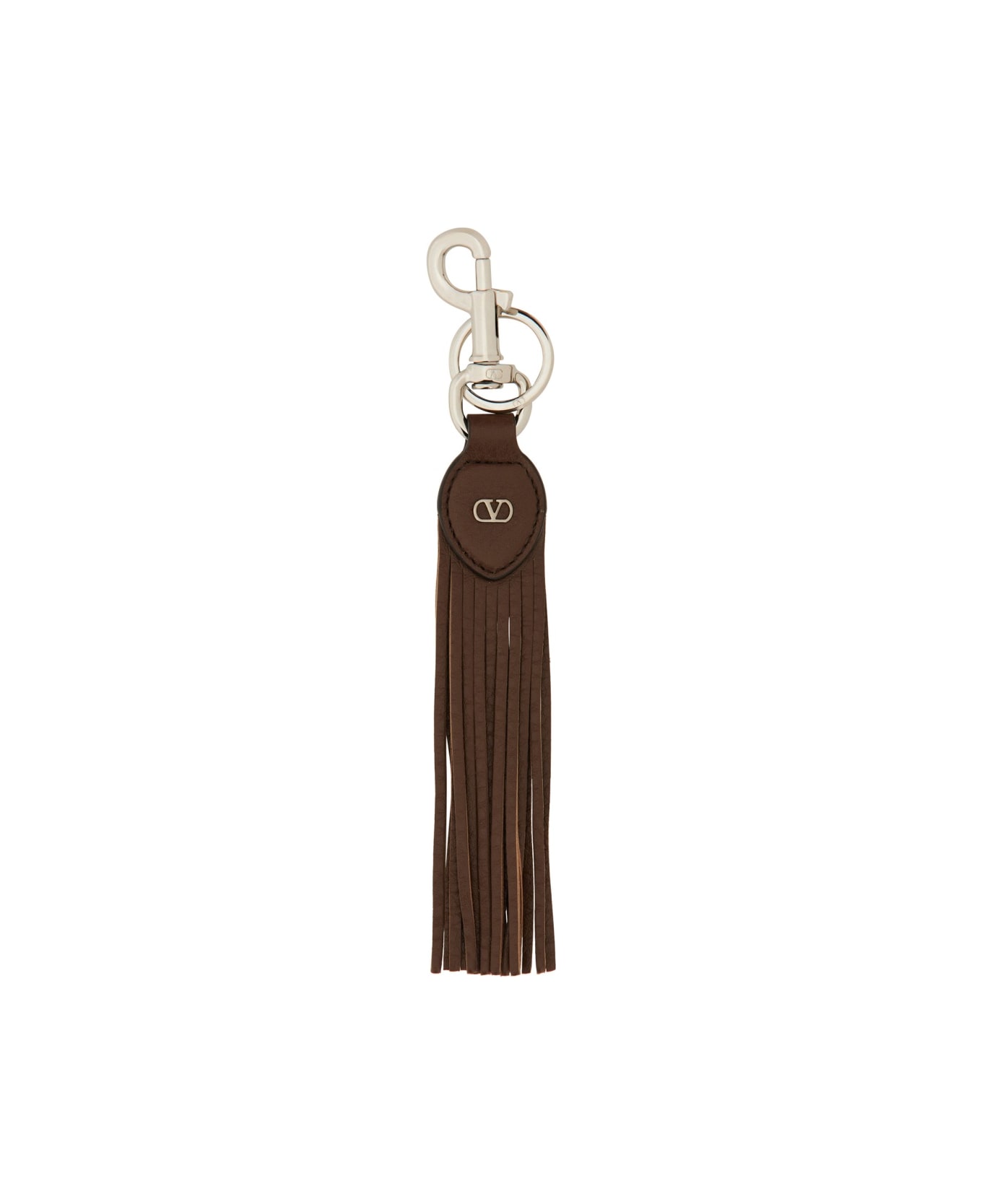 Valentino Garavani "vlogo Signature" Keychain - BROWN