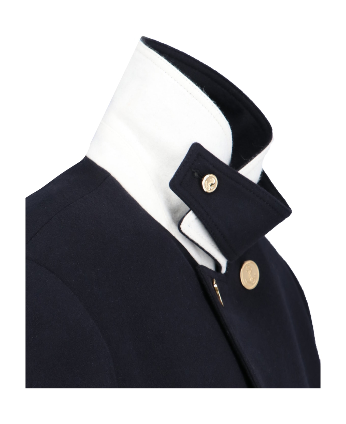 Thom Browne Double-breasted Coat - Blue