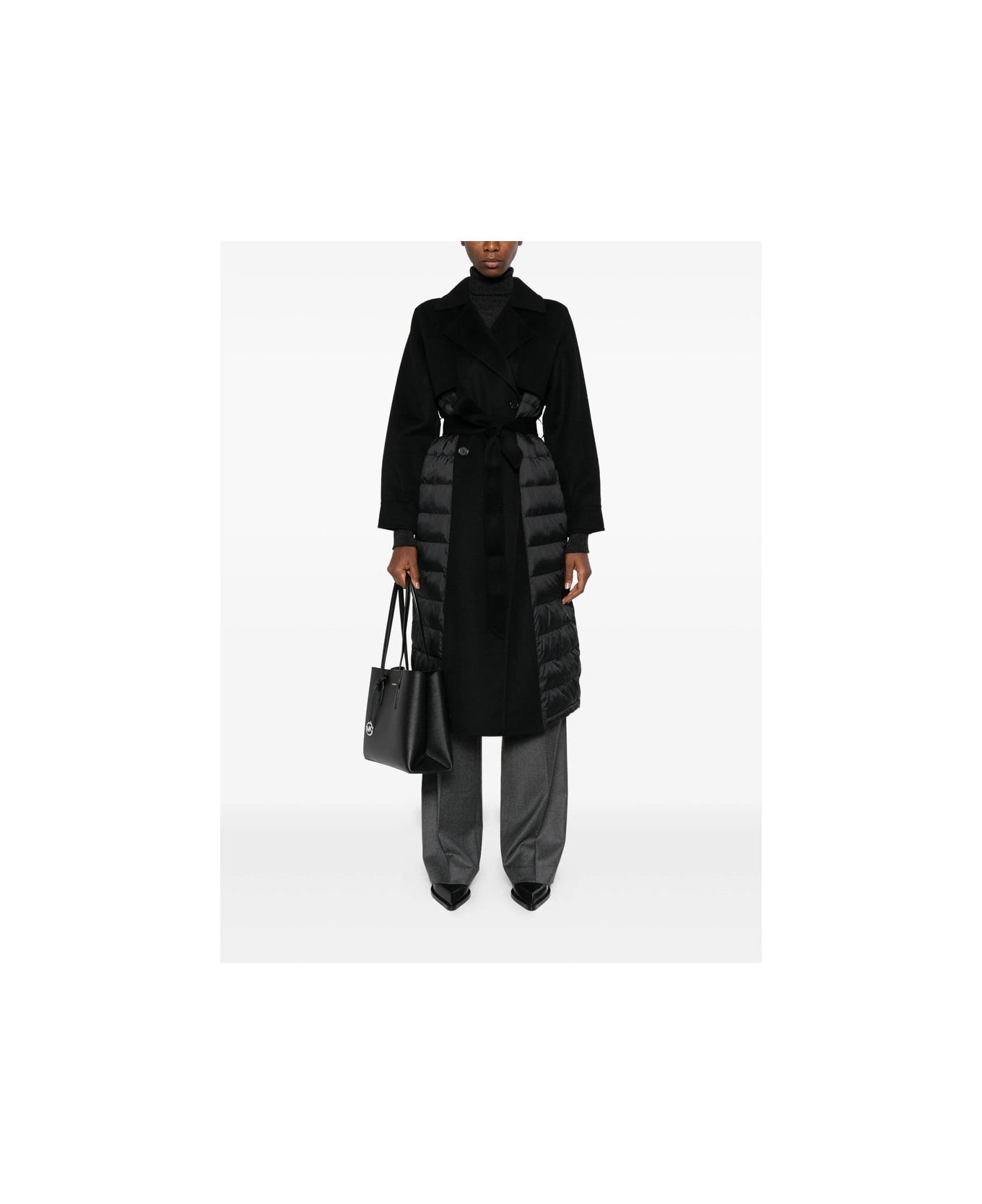 TwinSet Coat - BLACK
