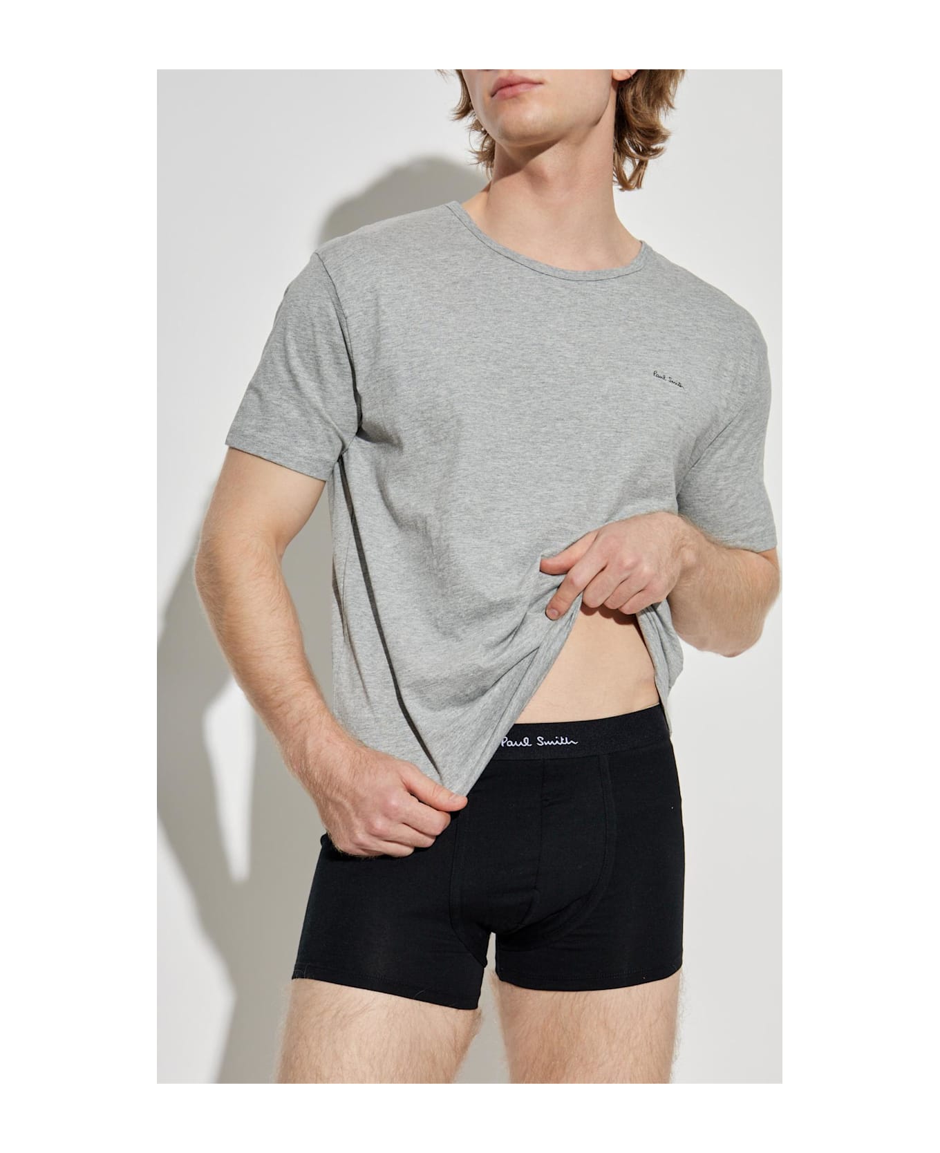 Paul Smith Three-pack Of T-shirts - Grey