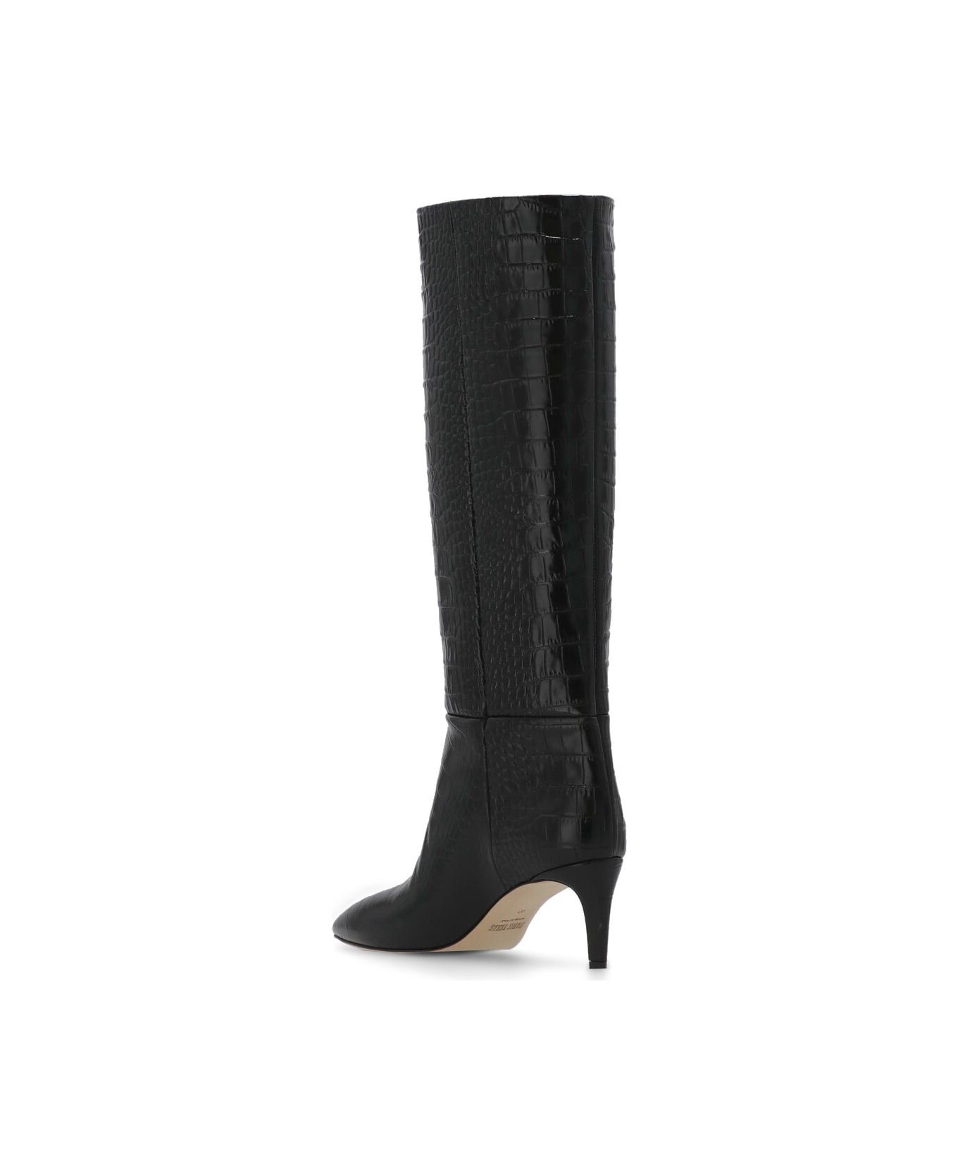 Paris Texas Stiletto Boots - Black