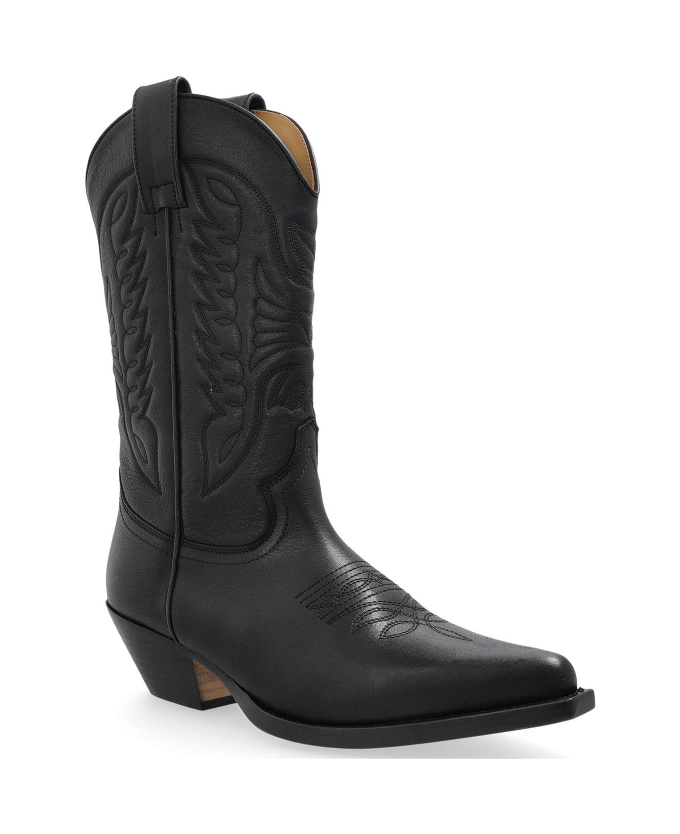 MM6 Maison Margiela Western Boots - Black