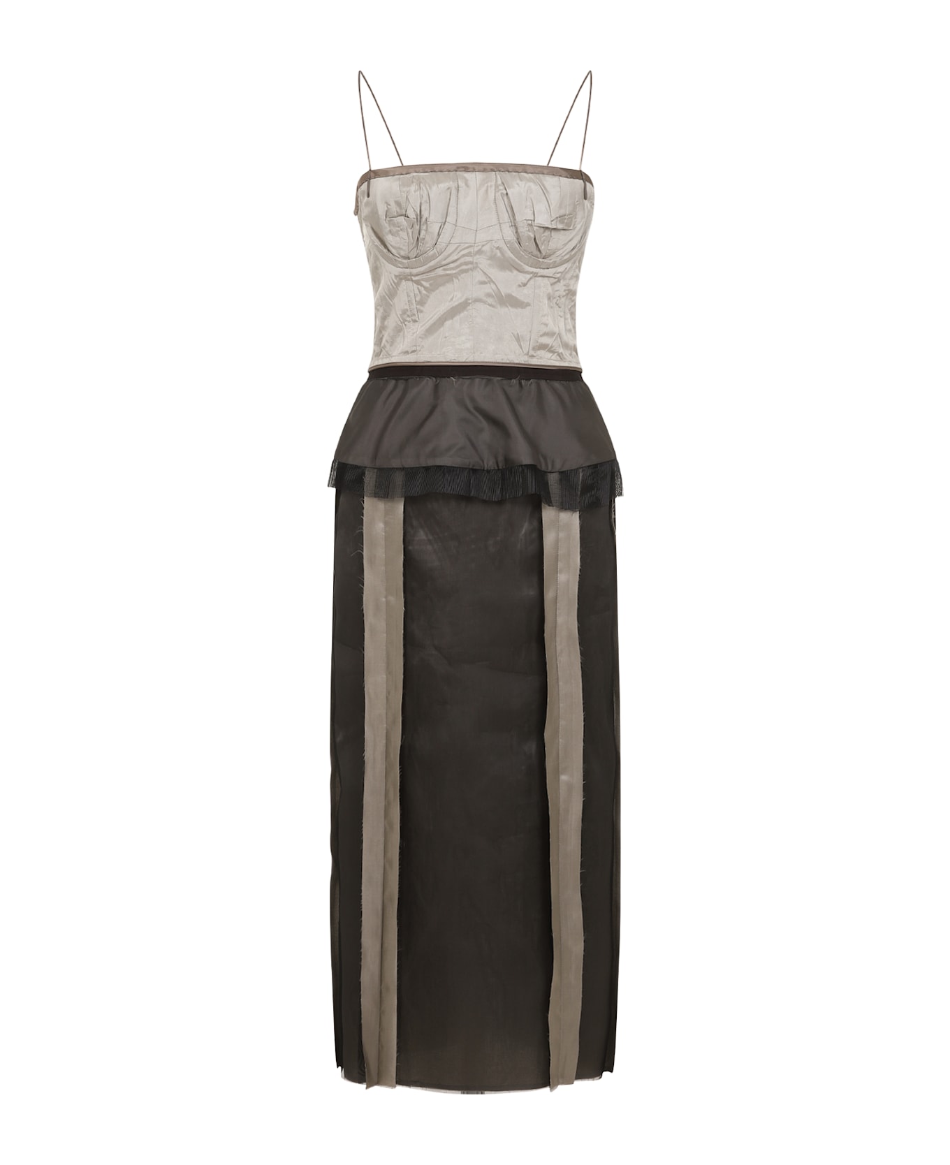 Maison Margiela Silk Midi Dress - Stone Moon Rock