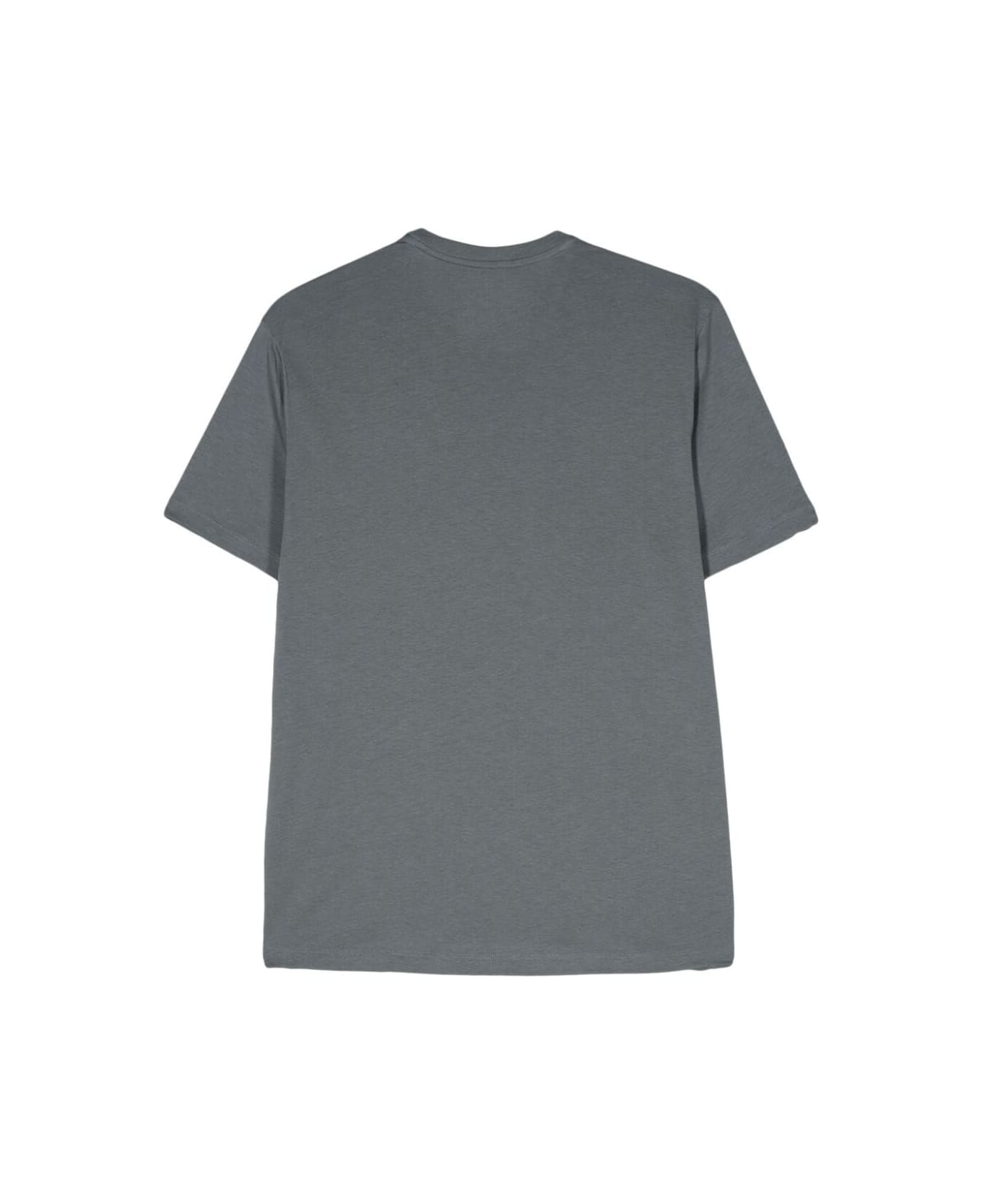 Majestic Filatures Short Sleeve Round Neck T-shirt - Grey Blue シャツ