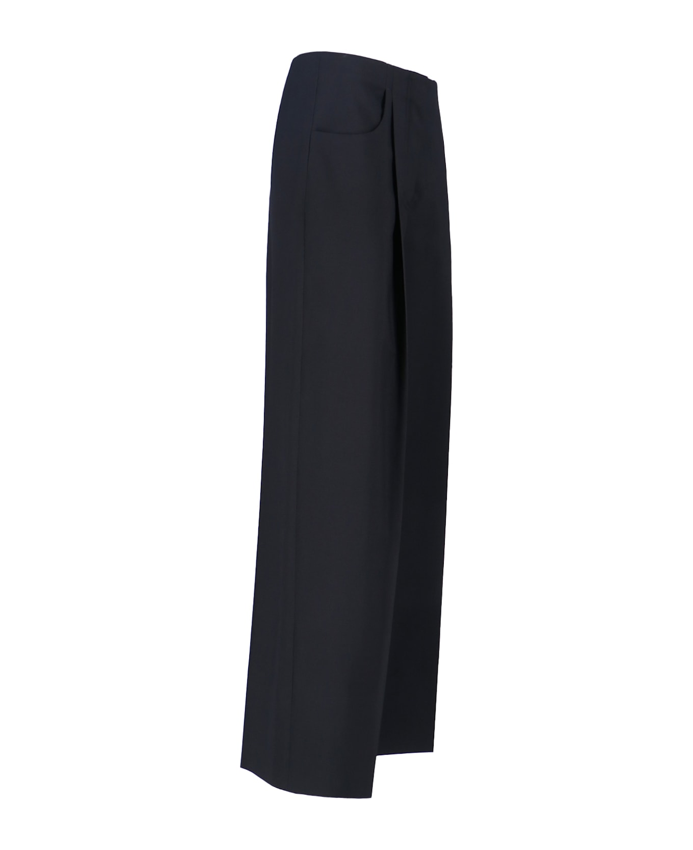 Fendi Wool And Mohair Pants - Gme Black