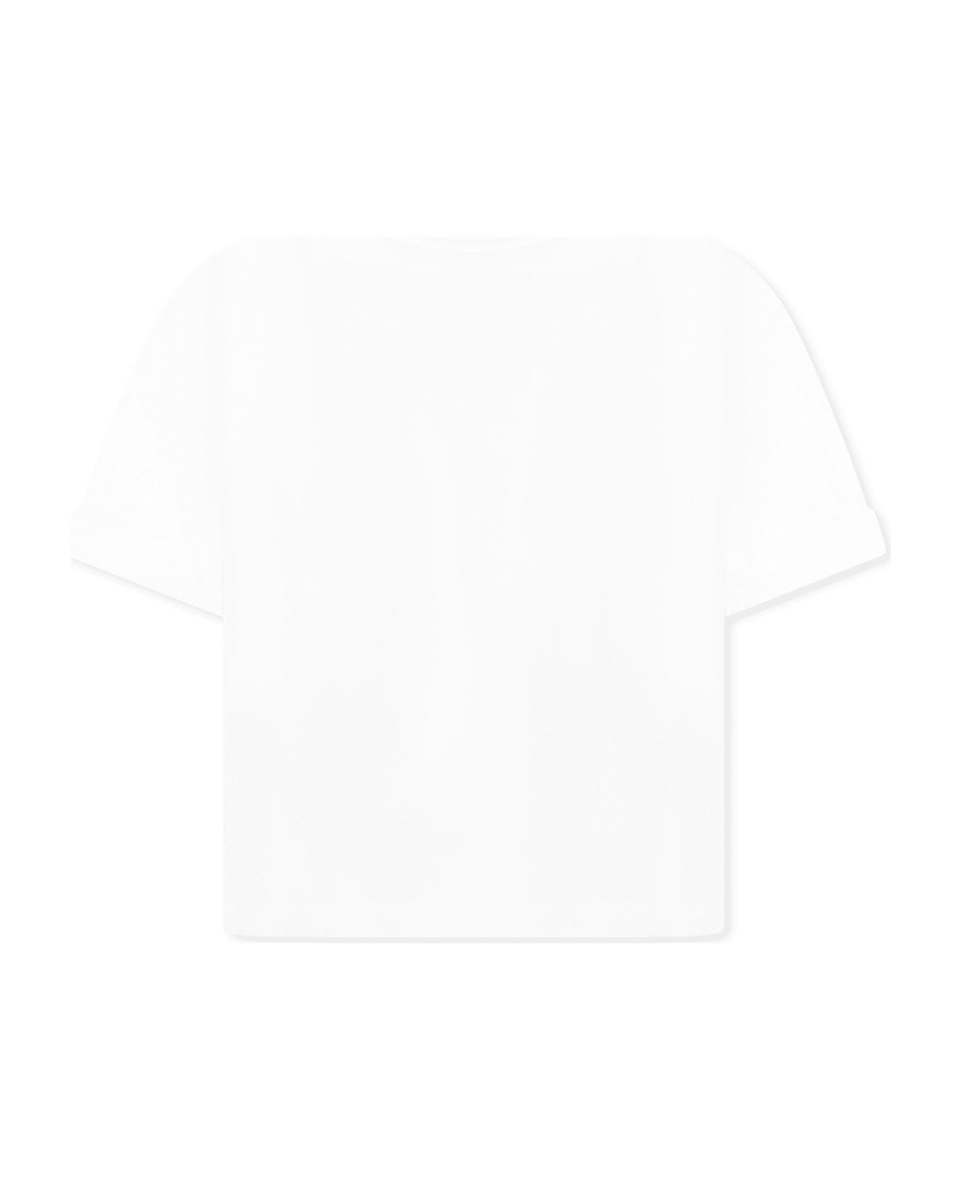 Bonpoint White Sweatshirt For Girl With Cherries - White
