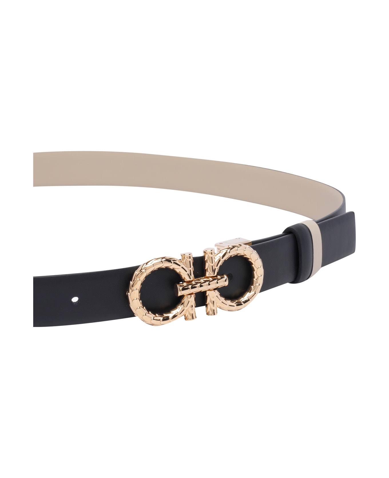 Ferragamo Gancini Belt - Black